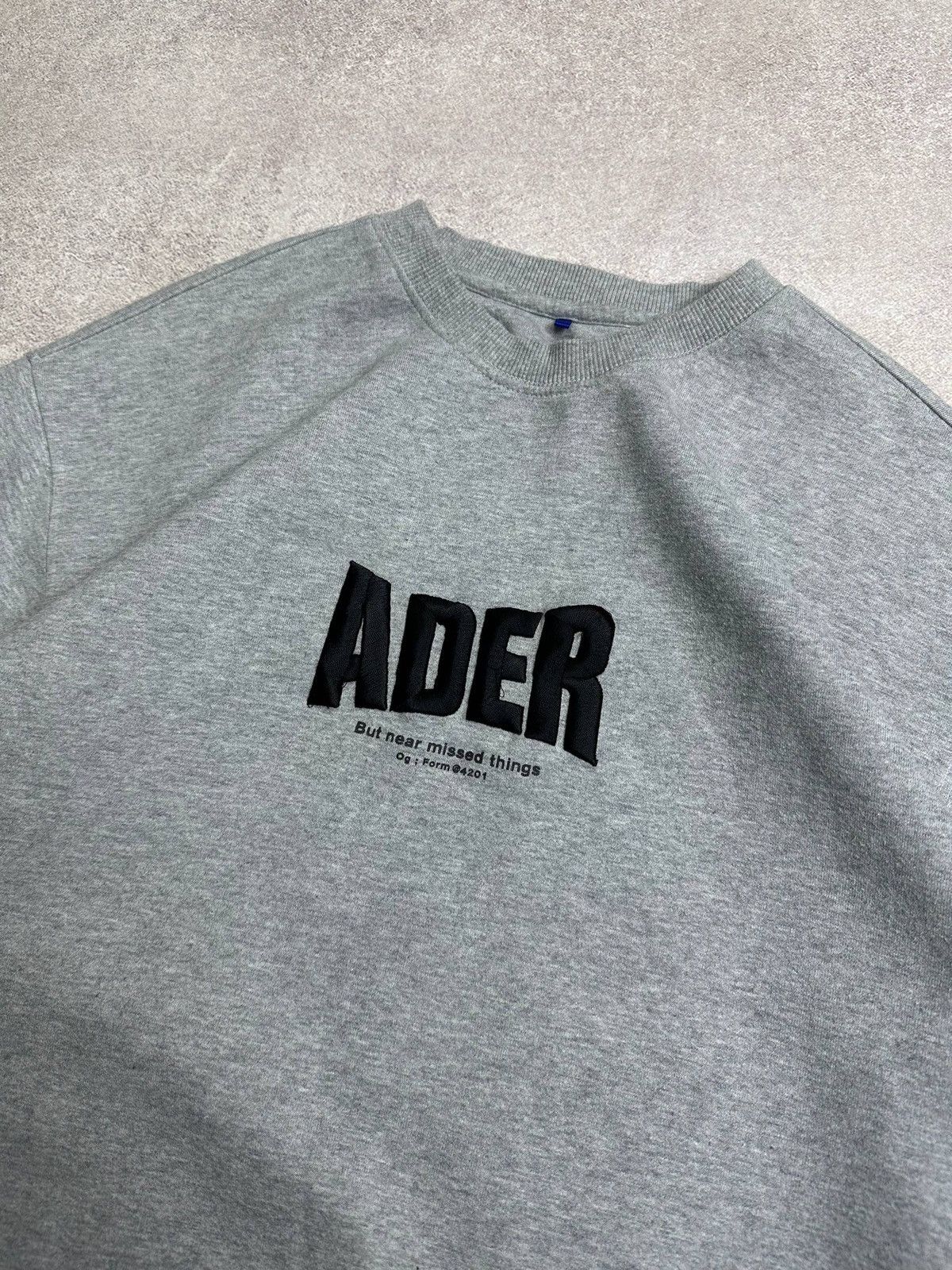 Ader Error FW20 Ader Error Ebroidery Logo Sweatshirt size A1 Size US L / EU 52-54 / 3 - 3 Thumbnail