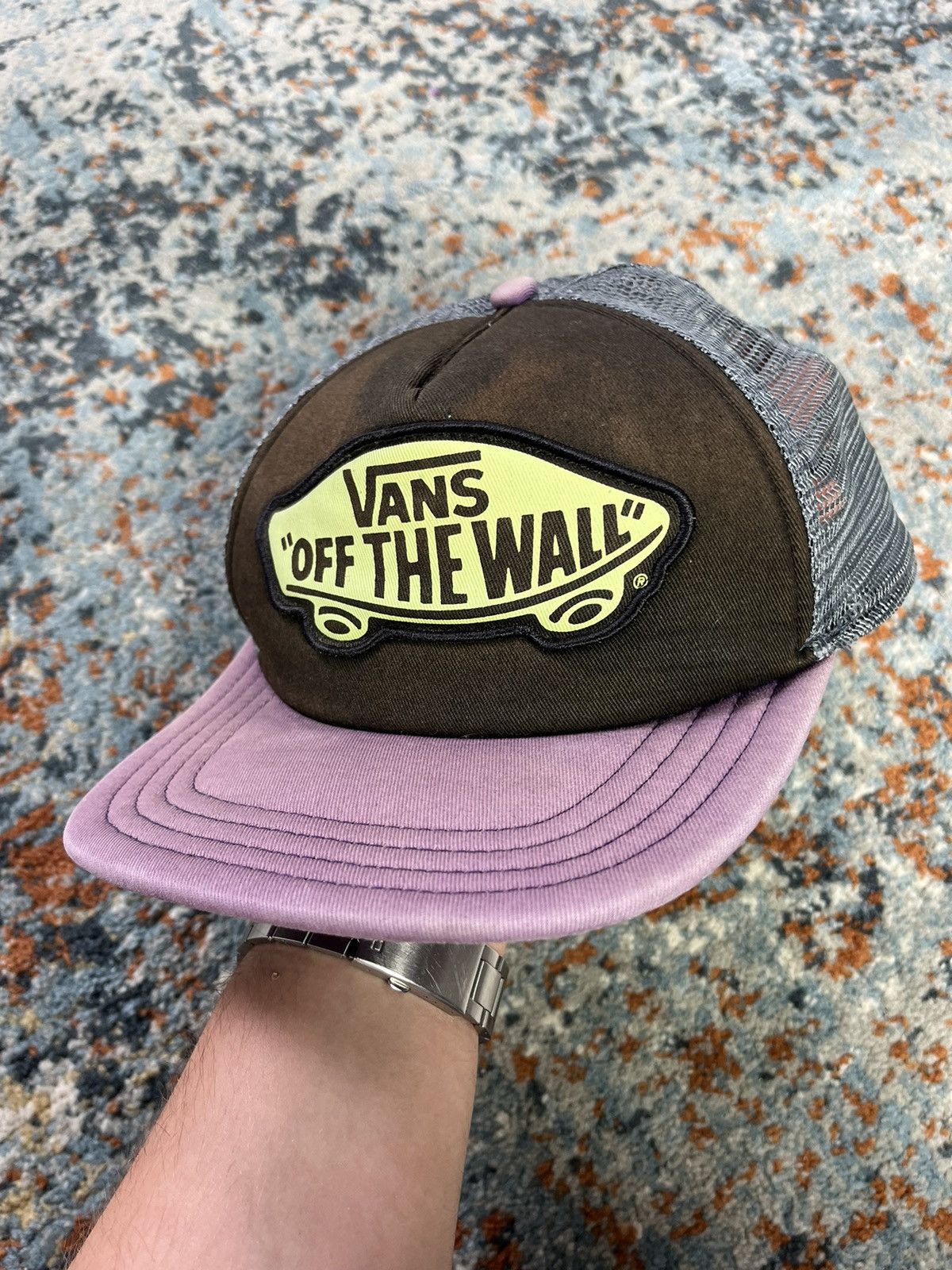 Vans × Vintage Vintage 90s Vans trucker hat worn to perfection Size ONE SIZE - 1 Thumbnail