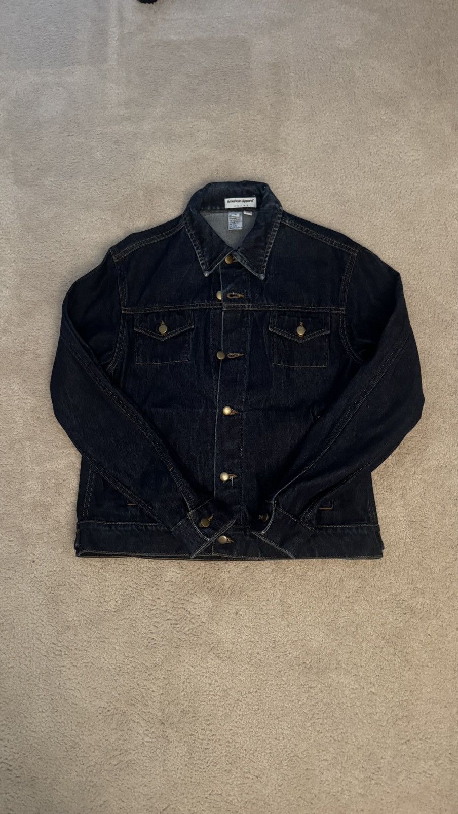 American Apparel Denim Jacket by American Apparel Made in USA Original Size US M / EU 48-50 / 2 - 1 Thumbnail