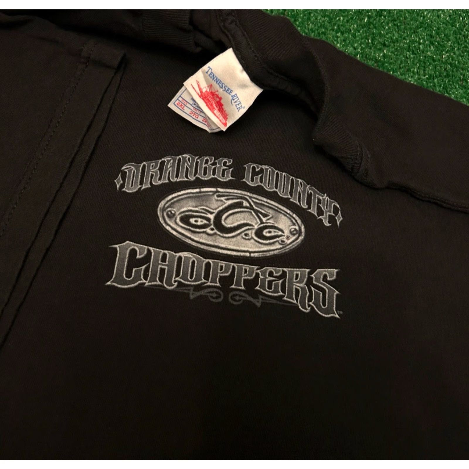 Vintage VINTAGE Orange County Choppers Shirt Mens 2XL Black West Coast Choppers Y2K 90s Biker Grunge Hip Hop Motorcycle Punk NY VTG Shirt Size US XXL / EU 58 / 5 - 3 Thumbnail