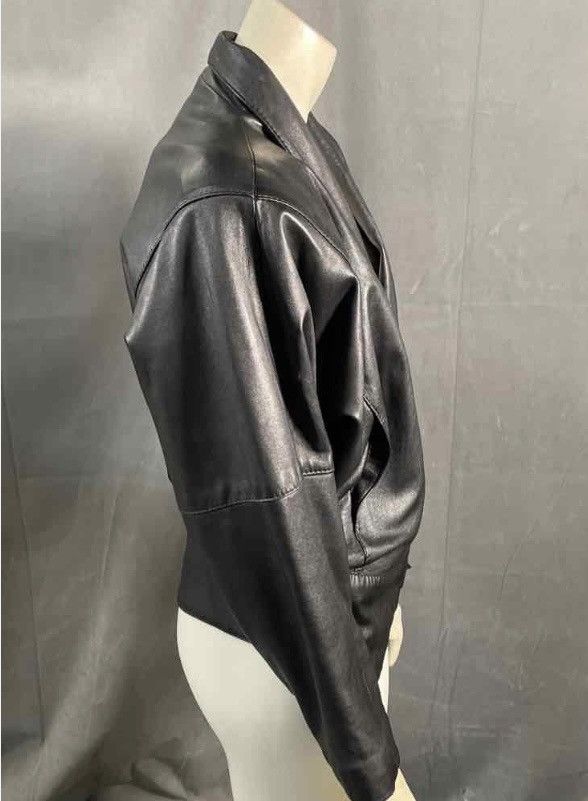 Vintage Leather jacket vintage Size S / US 4 / IT 40 - 2 Thumbnail