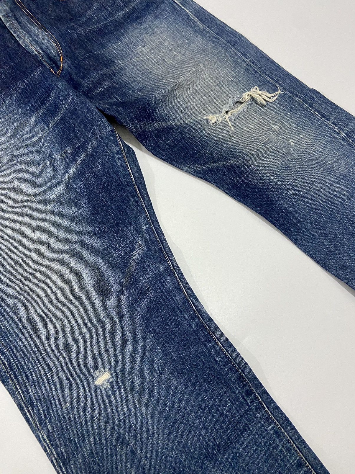 Japanese Brand × Nonnative NONNATIVE SELVEDGE DISTRESSED JEANS Size US 33 - 18 Thumbnail