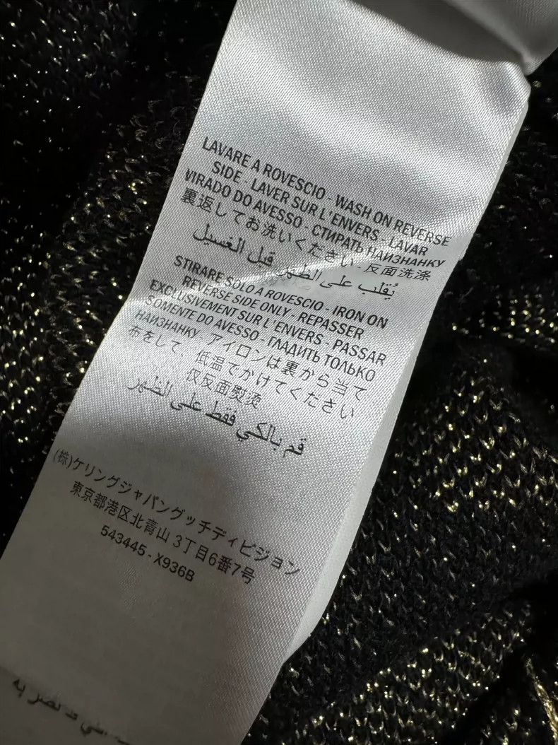 Gucci Gucci Popular gold silk love sweater 2502-Nextarrow Size US S / EU 44-46 / 1 - 6 Thumbnail