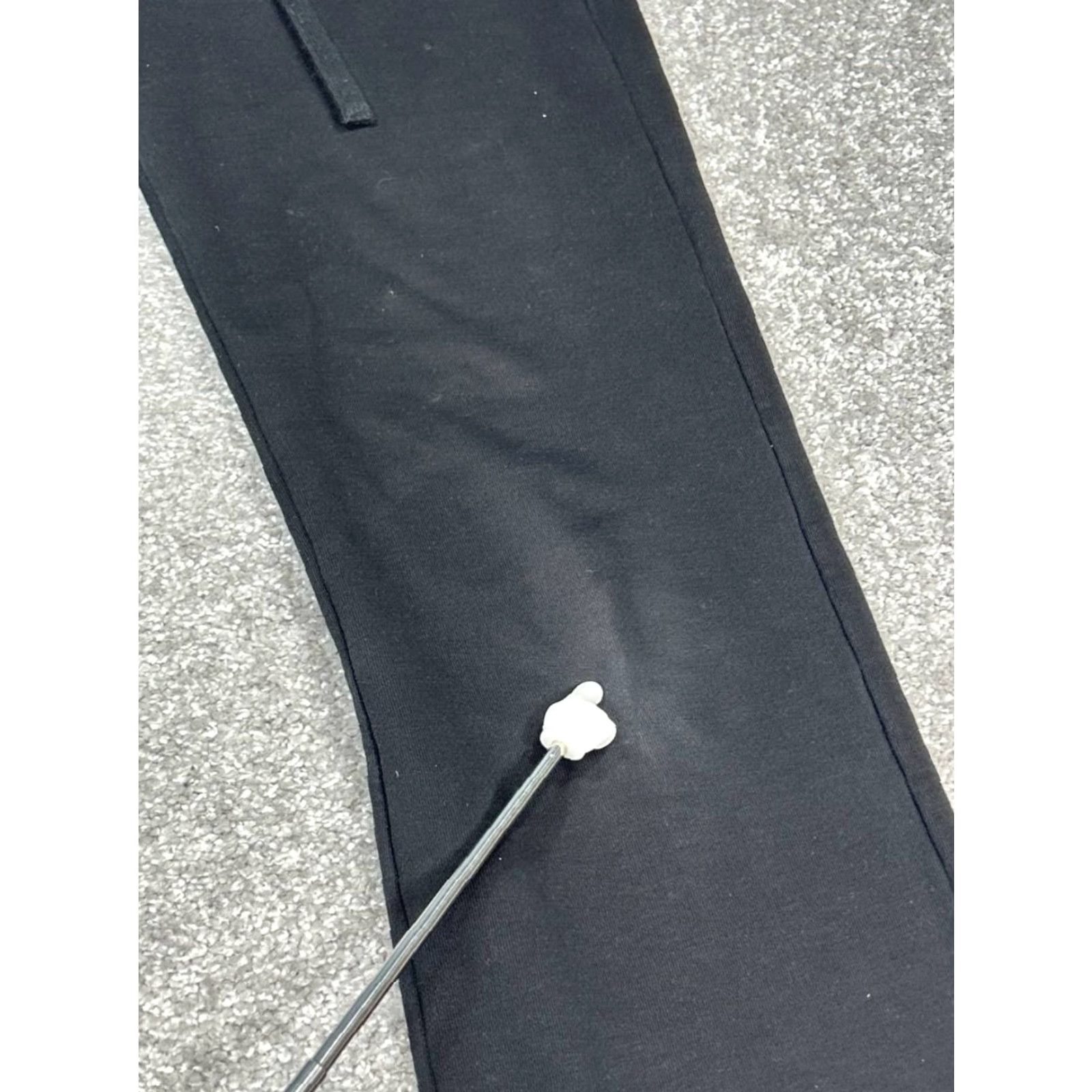 Vince Vince Mens Black Hemp Pants Mid Rise Straight Leg Drawstring Slim? (Note: ensure only original words, no new info) Size US 29 - 7 Thumbnail