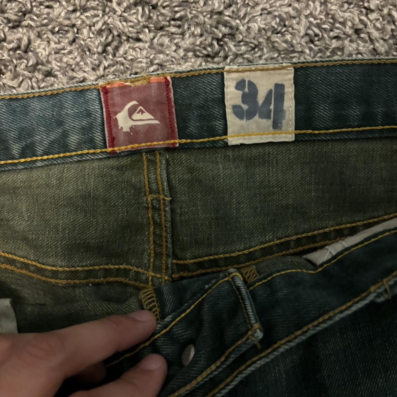Quiksilver × Vintage Quicksilver baggy jeans Size US 34 / EU 50 - 3 Thumbnail