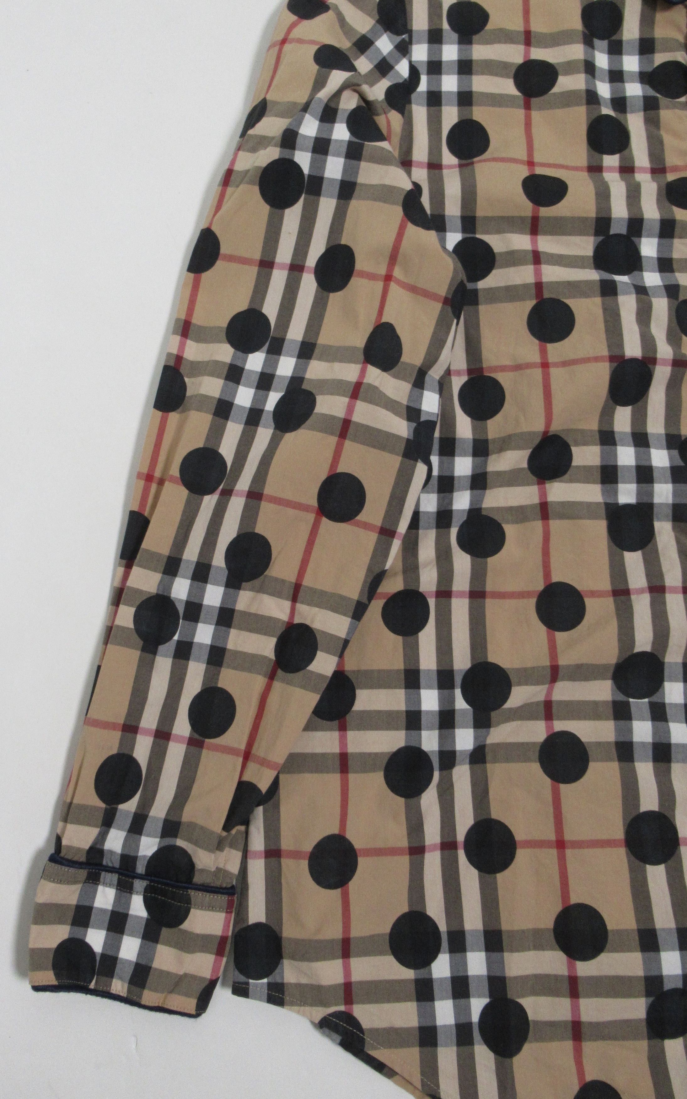 Burberry Burberry London England Polka-Dot Check Shirt Archive Beige Size S / US 4 / IT 40 - 4 Thumbnail