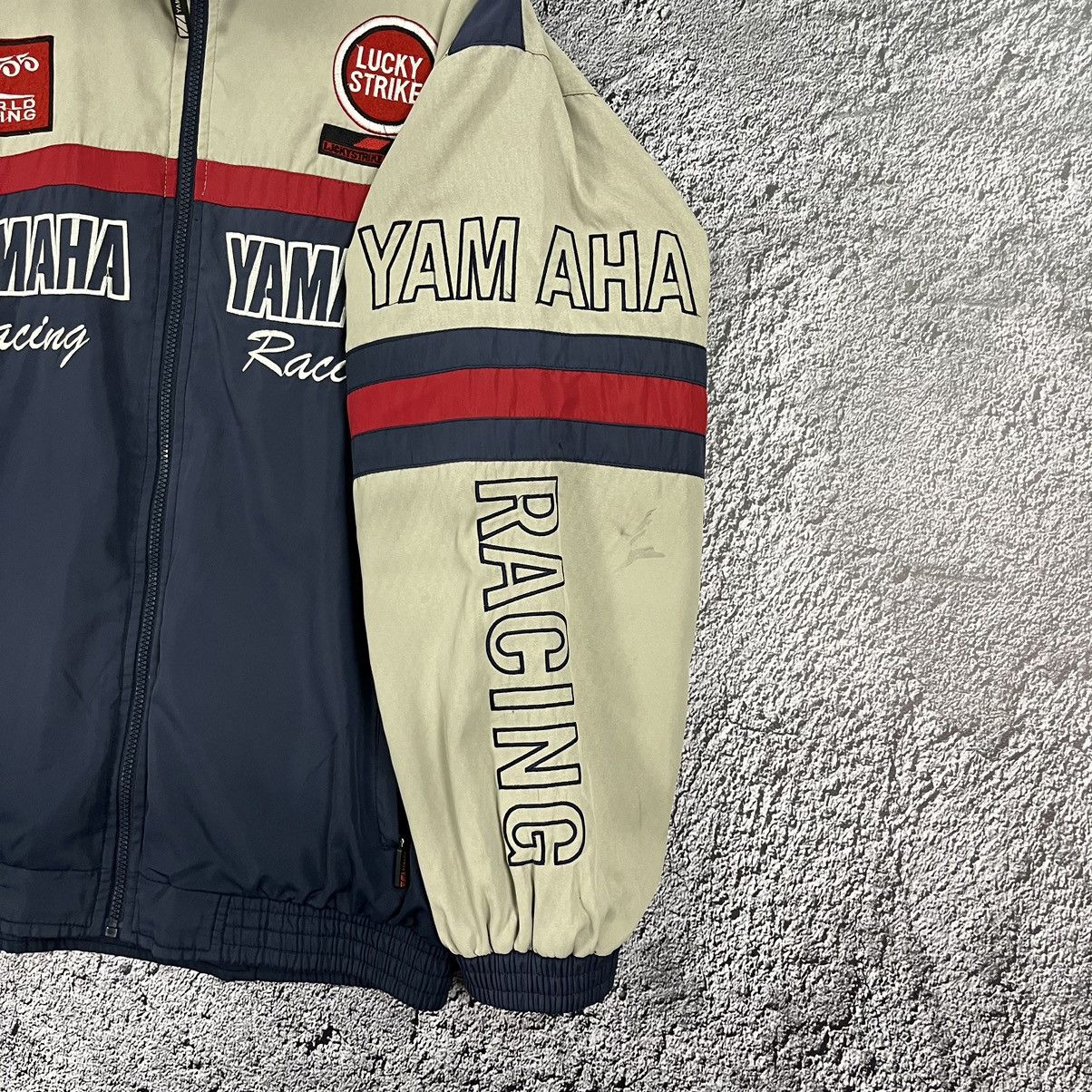 Vintage × Yamaha 💥VINTAGE💥 Yamaha 555 World Racing Sponsor Jacket Size US XXL / EU 58 / 5 - 12 Thumbnail