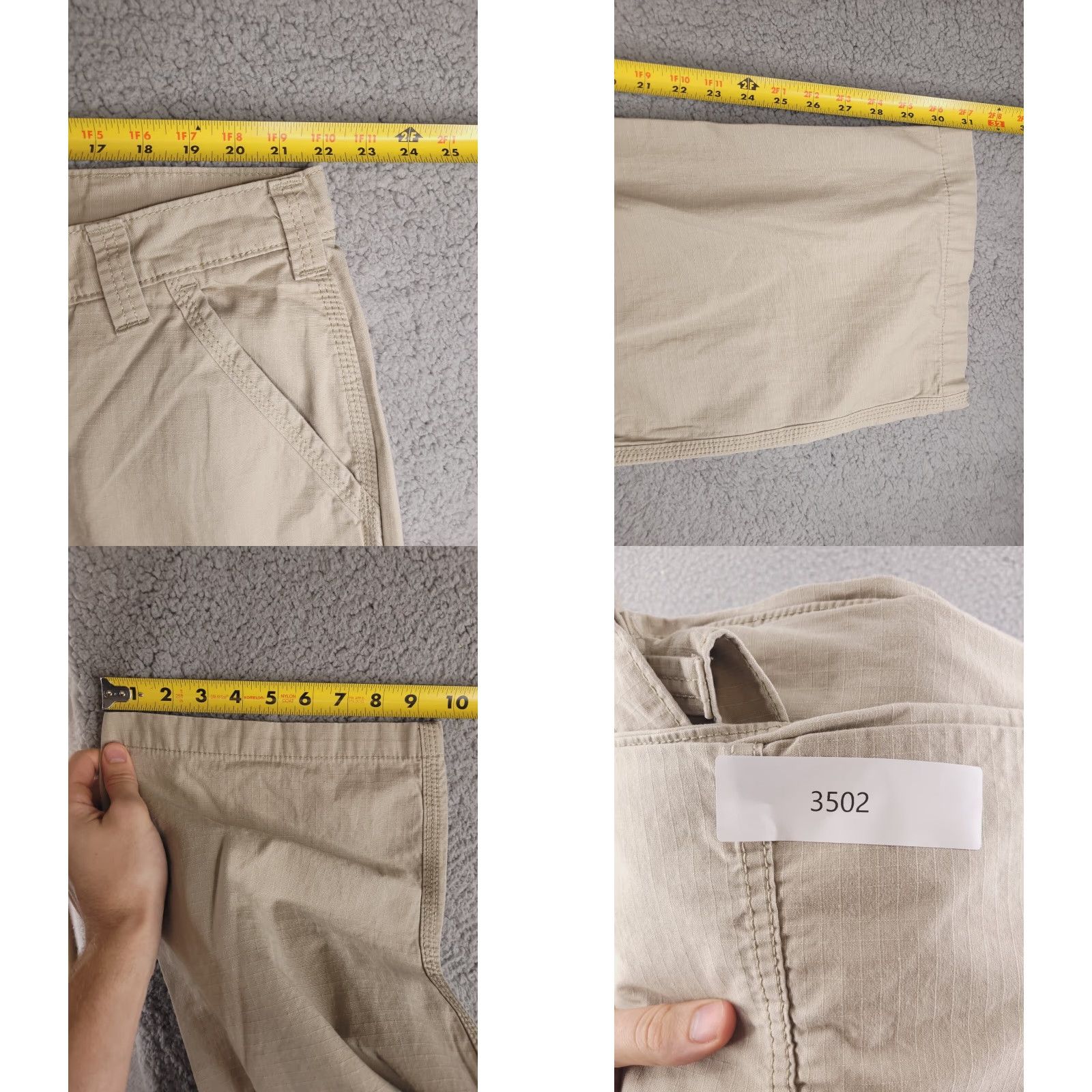 Carhartt Carhartt Pants Mens 44x31 Tan Ripstop Cargo Work Force Size US 44 / EU 60 - 8 Thumbnail