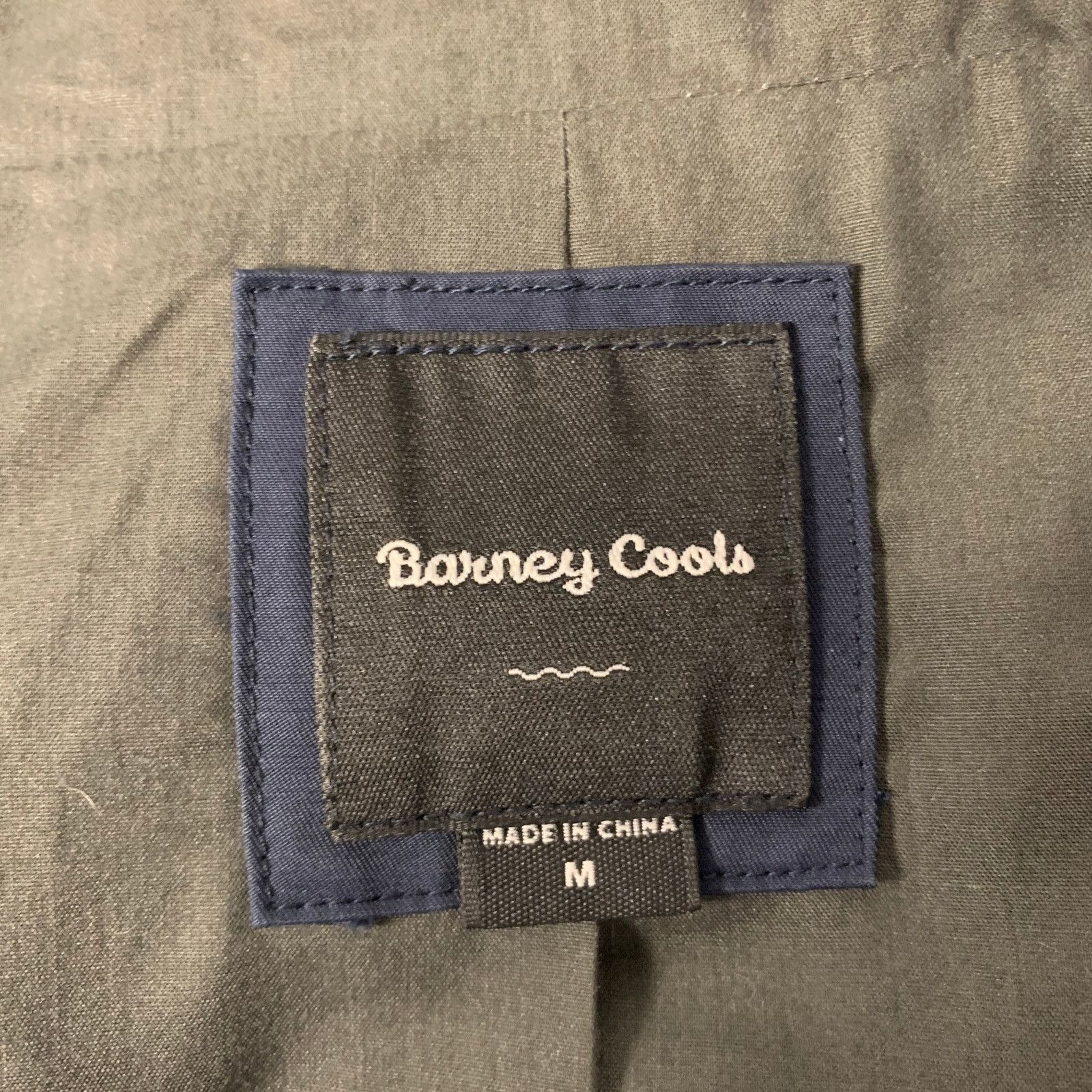 Barney Cools BARNEY COOLS Size M Navy Cotton Blend Windbreaker Jacket Size US M / EU 48-50 / 2 - 6 Thumbnail