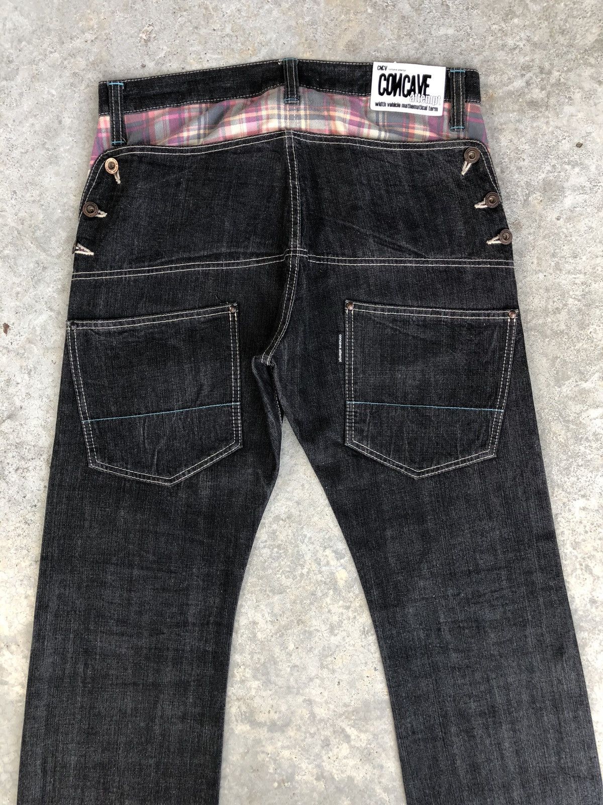 Japanese Brand Japanese Concave attempt Distressed Jeans Size US 32 / EU 48 - 10 Thumbnail
