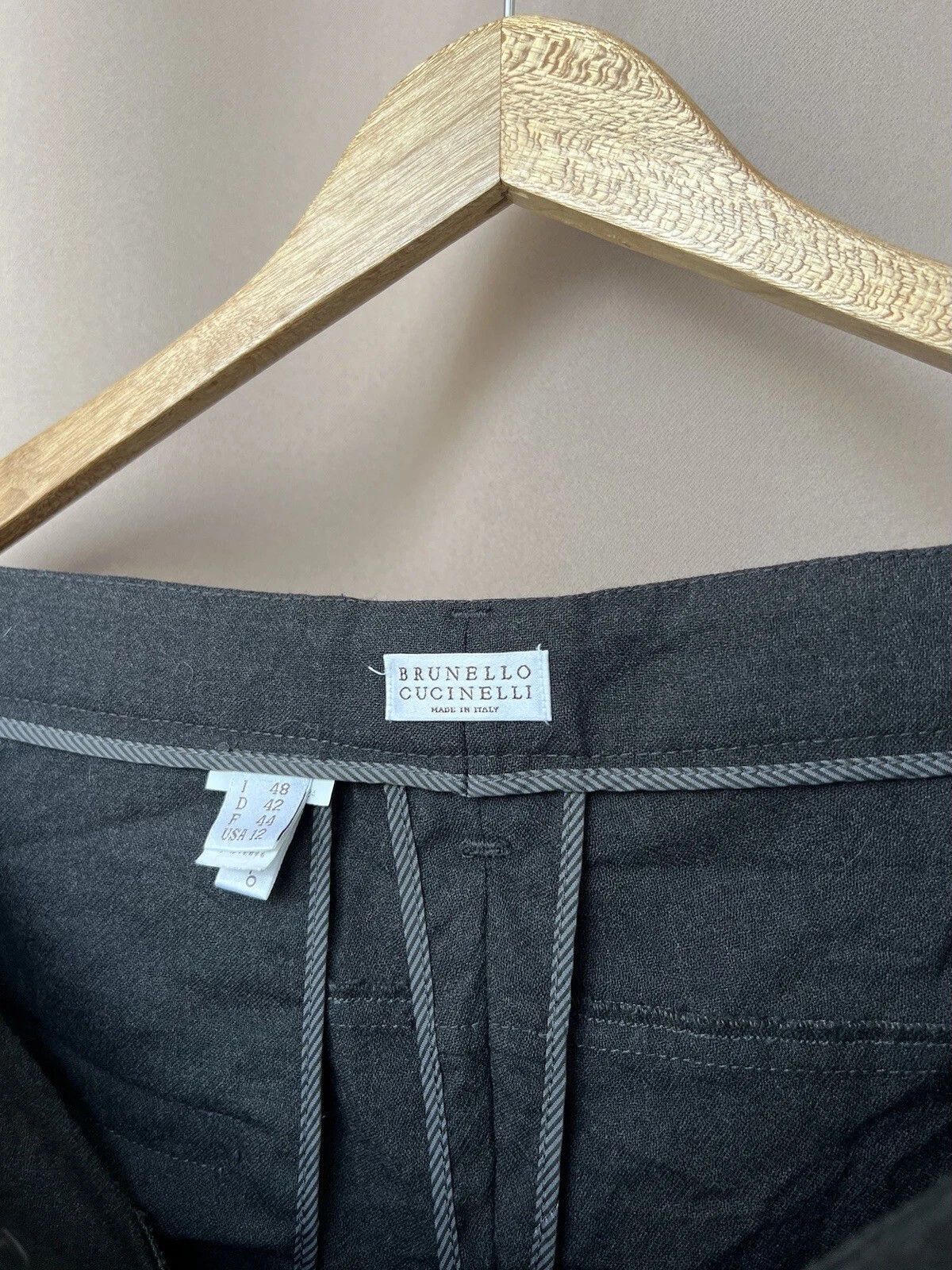 Brunello Cucinelli Brunello Cucinelli Wool Pants Womens Size M/L or US 12 Size 34" / US 12 / IT 48 - 8 Thumbnail