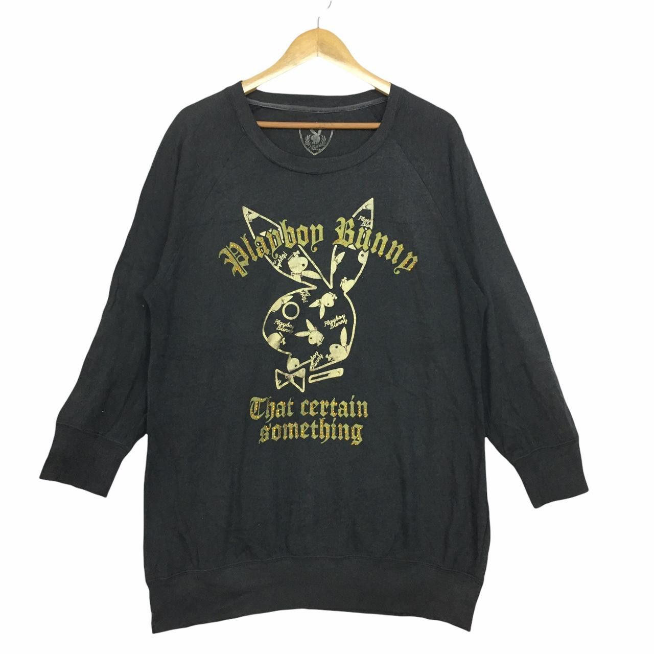 Playboy Vtg PLAYBOY BUNNY Sweatshirt Big Logo Spell Out Streetwear Size L / US 10 / IT 46 - 1 Thumbnail