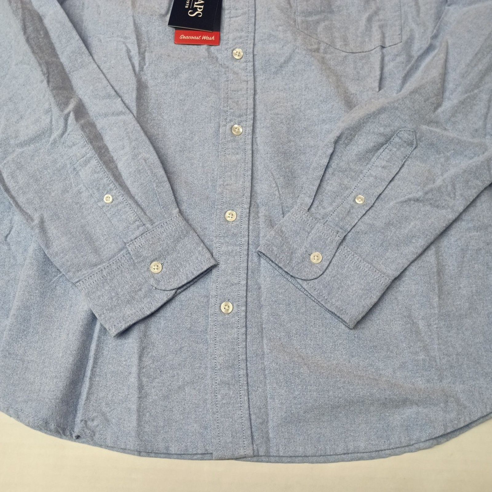 Chaps Chaps Shirt Men's XL Blue Cotton Classic Oxford Collared Size US XL / EU 56 / 4 - 2 Thumbnail