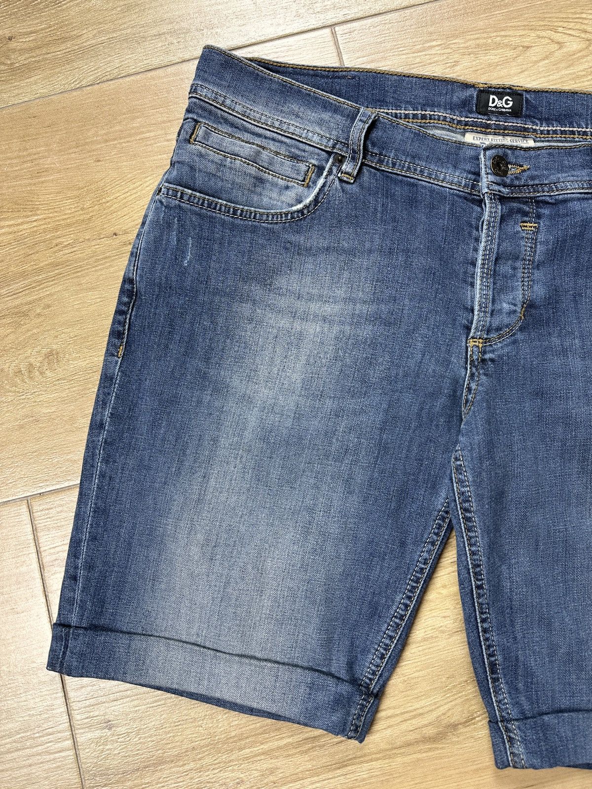 Dolce & Gabbana × Vintage Vintage Y2K Dolce & Gabbana Denim Shorts Size US 34 / EU 50 - 3 Thumbnail