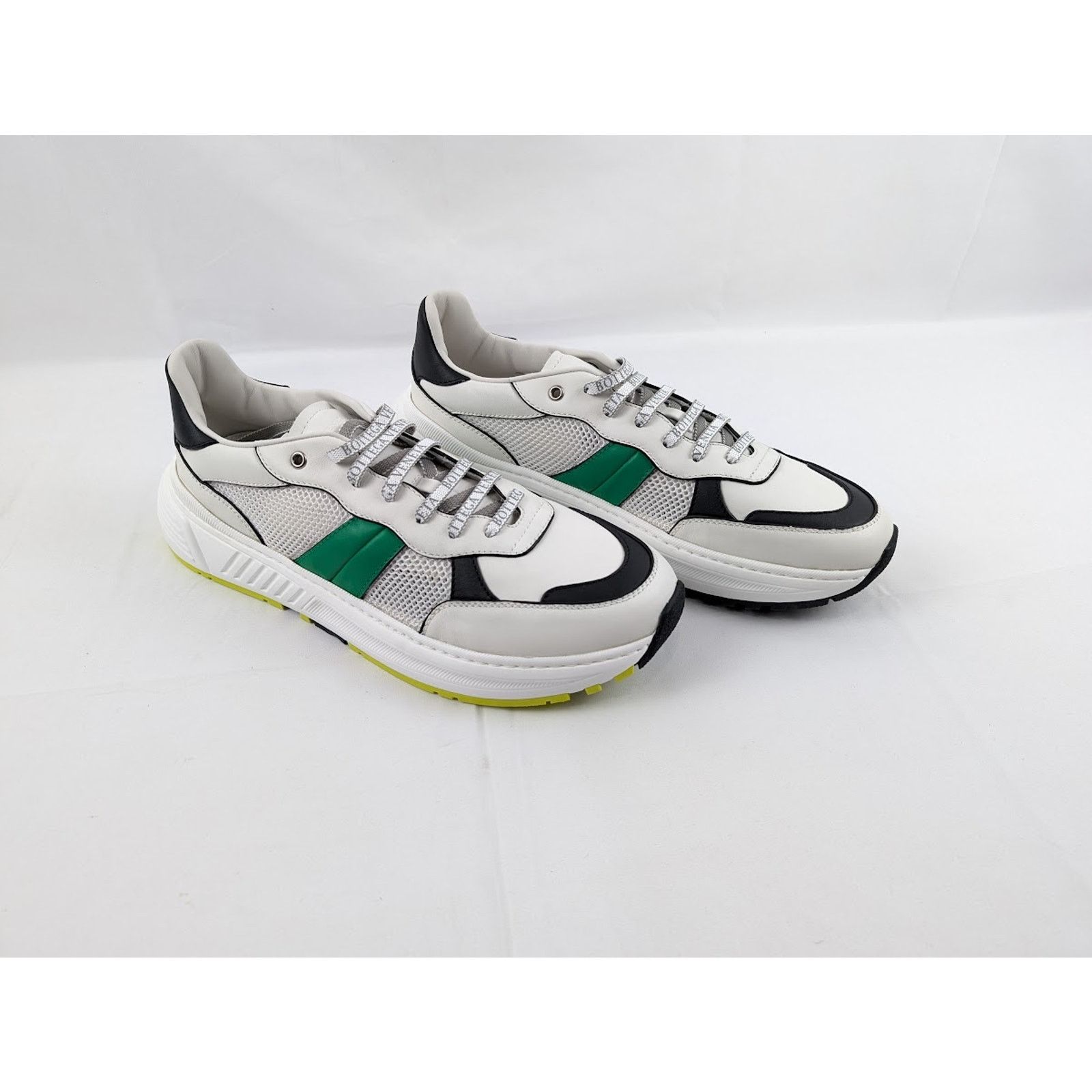 Bottega Veneta o1rshd1 Mens Speedster Leather Sneakers in Multicolor Size US 12.5 / EU 45-46 - 13 Thumbnail