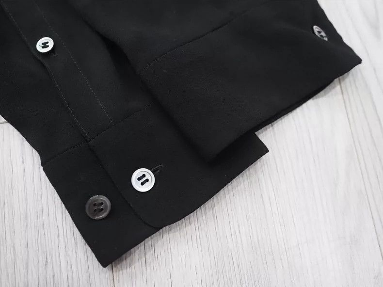 Undercover undercover SS20 Black Banner Silk Shirt 2502-Nextarrow Size US L / EU 52-54 / 3 - 6 Thumbnail