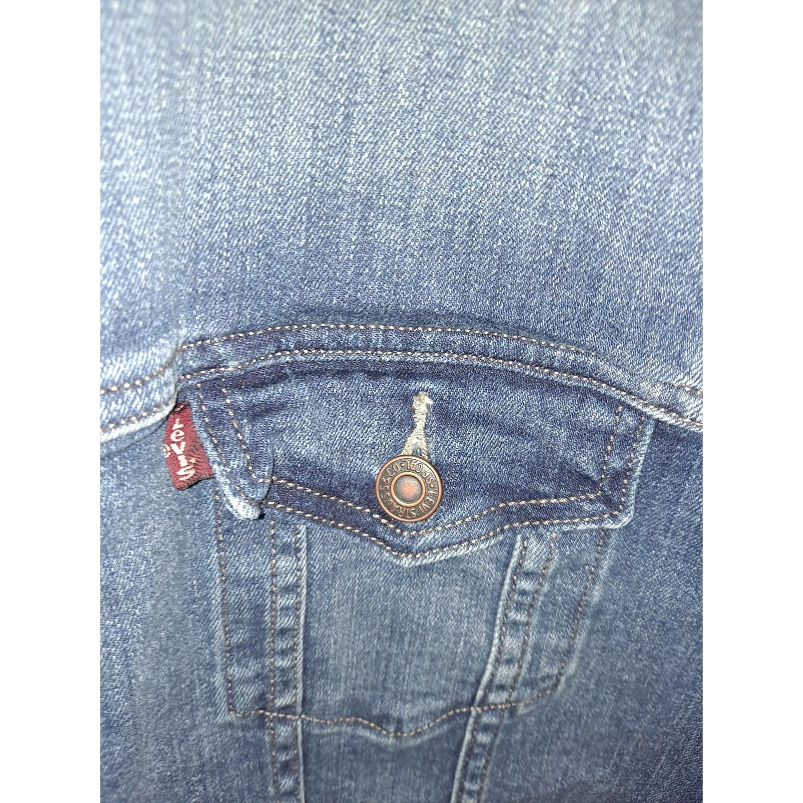 Levi's Levi Strauss Silver Tag Button Up Denim Vest Size US L / EU 52-54 / 3 - 3 Thumbnail