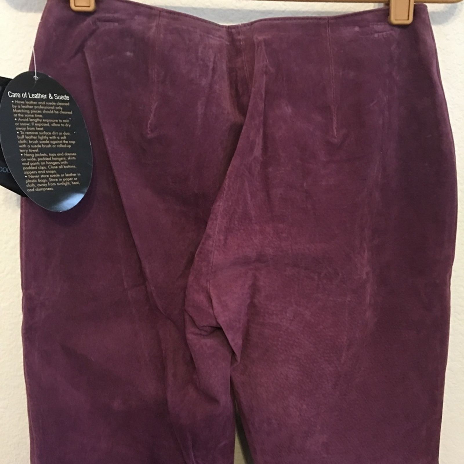 Other Newport News genuine suede leather jeans NWT 6 Size 28" / US 6 / IT 42 - 6 Thumbnail