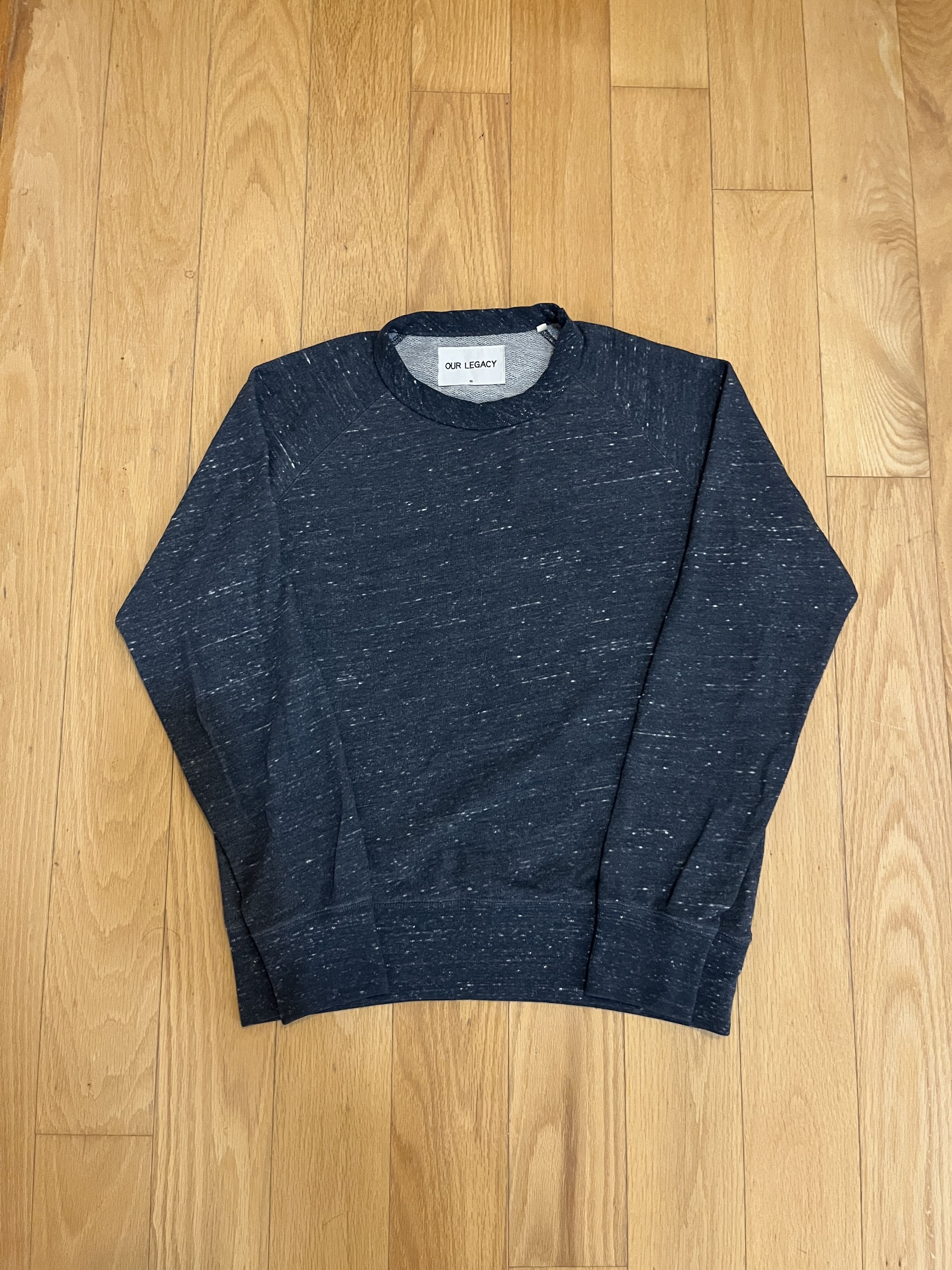 Our Legacy Our Legacy Navy Bucle Sweatshirt S Size US S / EU 44-46 / 1 - 1 Thumbnail