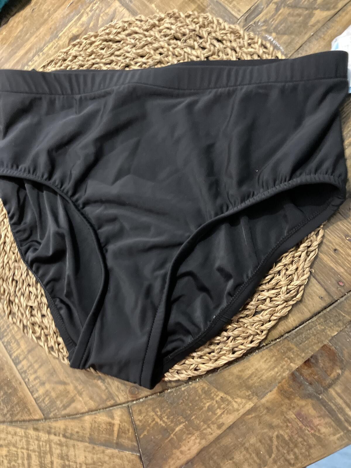 Other NWT Swim Solutions Black Tummy Control Bikini Bottoms Size ONE SIZE - 3 Thumbnail