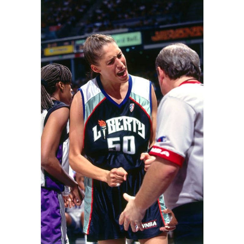 Champion × NBA Rebecca LOBO #50 90s New York Liberty jersey XL WNBA vintage Size US XL / EU 56 / 4 - 12 Thumbnail