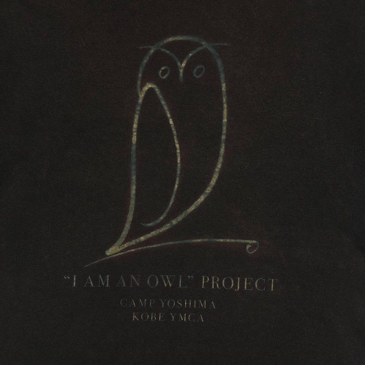 Vintage Vintage “I Am An Owl” Camp Yoshima Kobe Ymca Tee Shirt Art Size US L / EU 52-54 / 3 - 3 Thumbnail