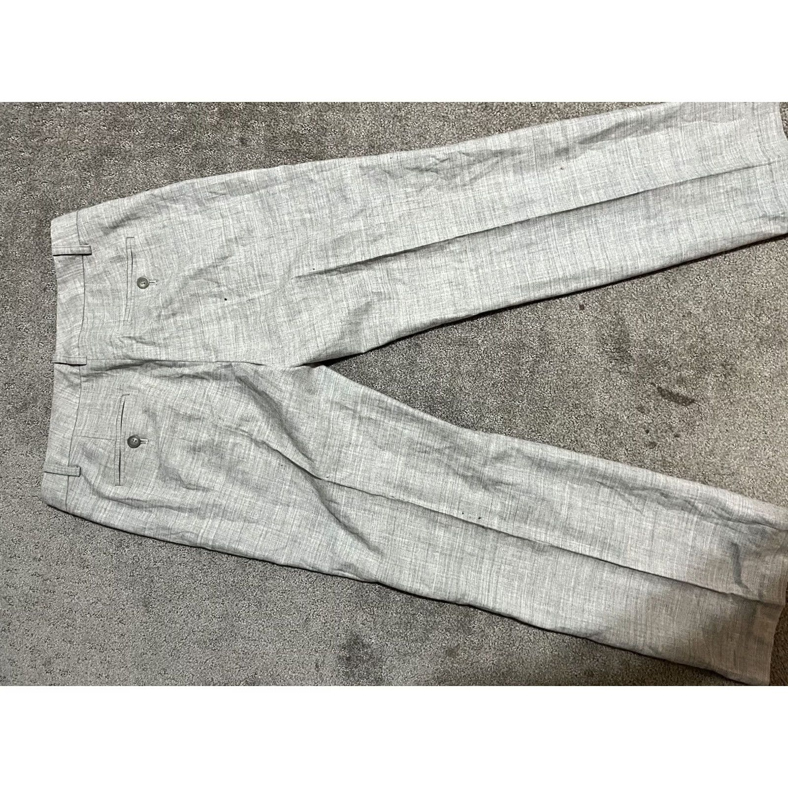 Calvin Klein Calvin Klein Pants Women’s Size 2 Gray Straight Leg Trouser Size 26" / US 2 / IT 38 - 3 Thumbnail