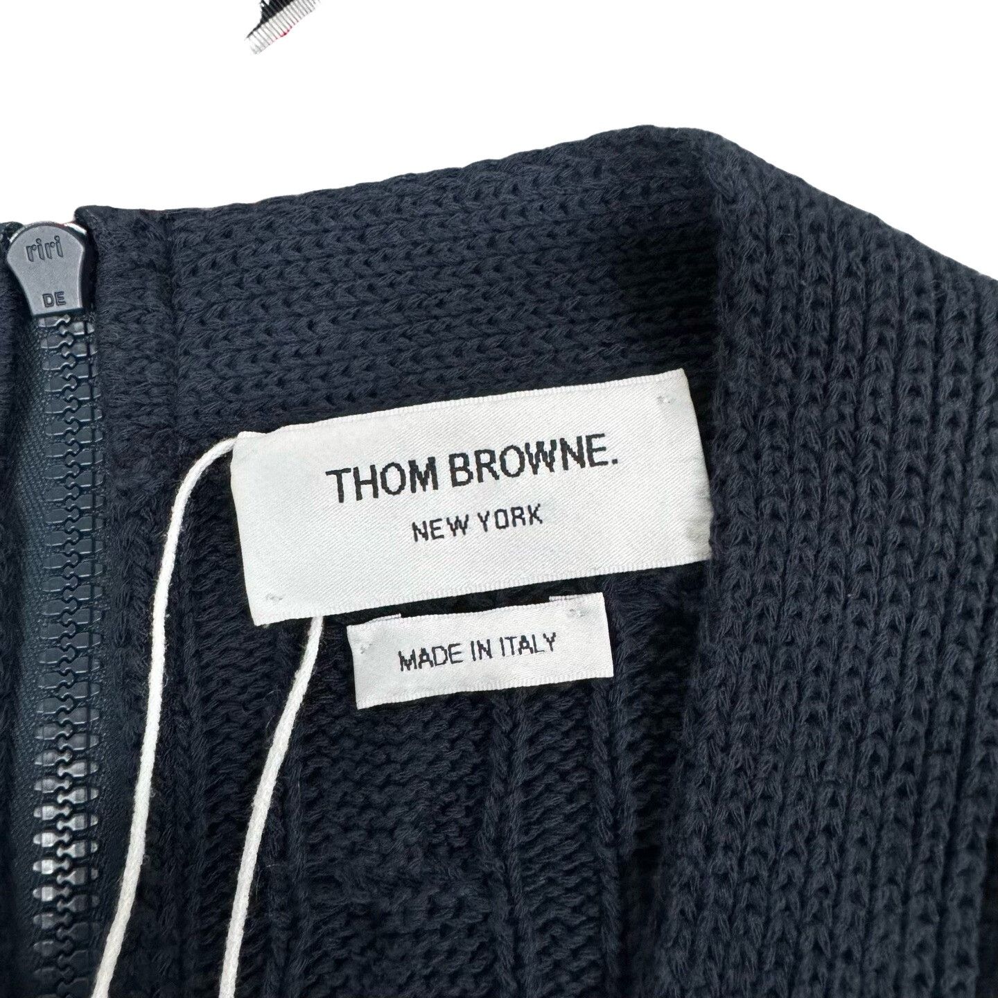 Thom Browne Thom Browne Back Zip Cable Knit Cardigan Size 1 Size US S / EU 44-46 / 1 - 1 Thumbnail