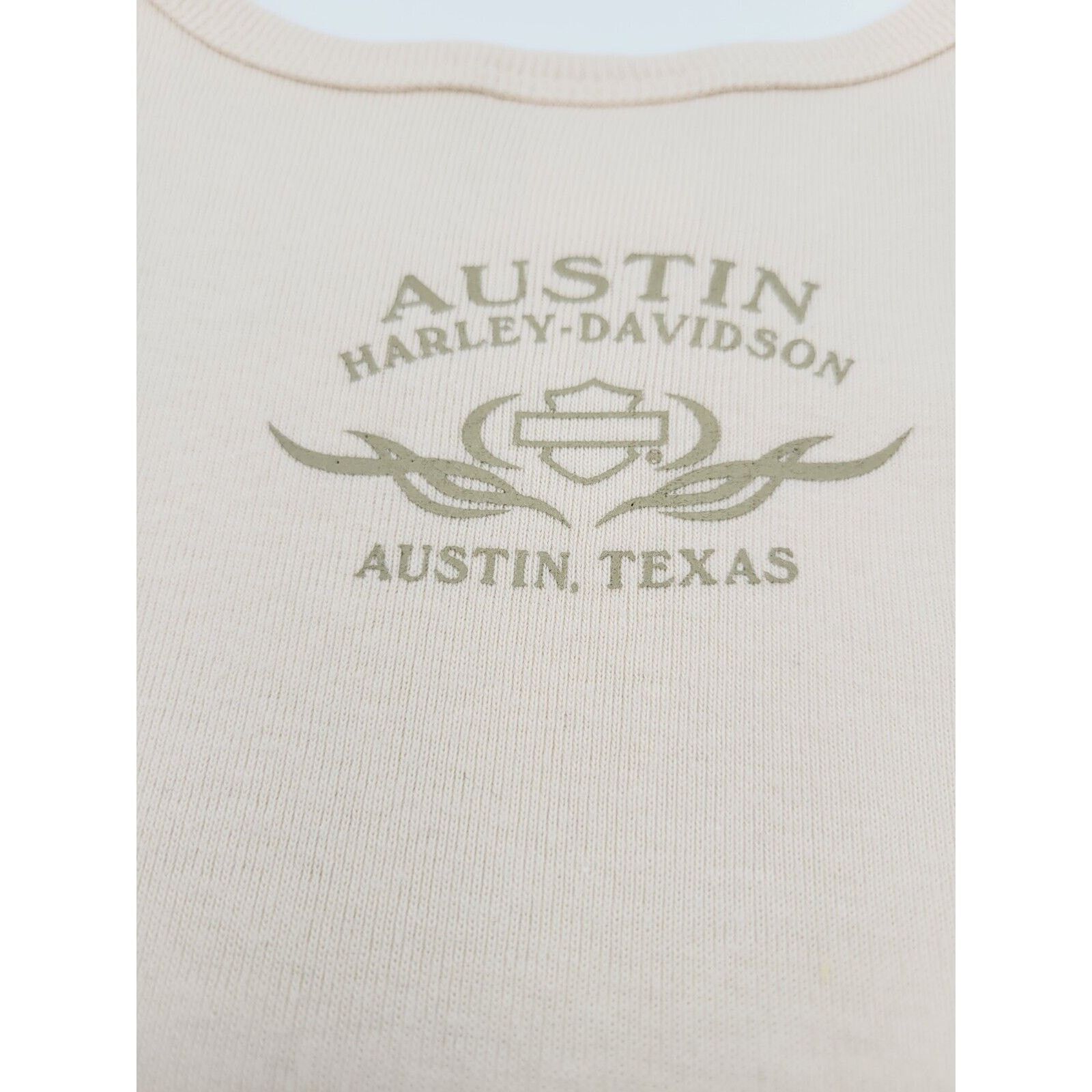 Harley Davidson Harley Davidson Women's Tank Top Shirt Sz L 100% Cotton Size L / US 10 / IT 46 - 5 Thumbnail