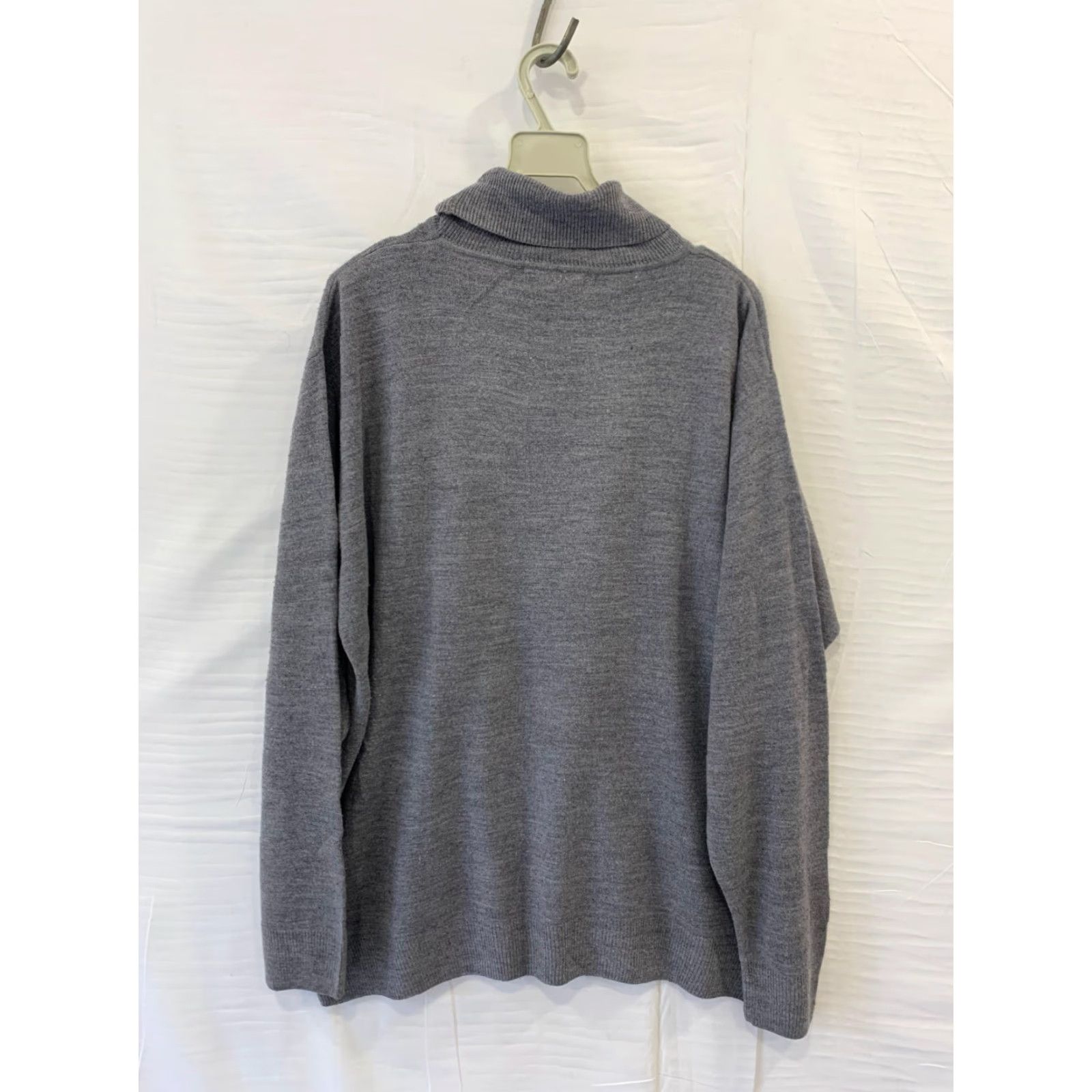 Hugo Boss HUGO BOSS 100% Cashmere Knit Sweater Gray Mens XXXL Pullover Knit Wool Luxury Brand 3XL Dialed Measurements Included Size US XXL / EU 58 / 5 - 2 Thumbnail