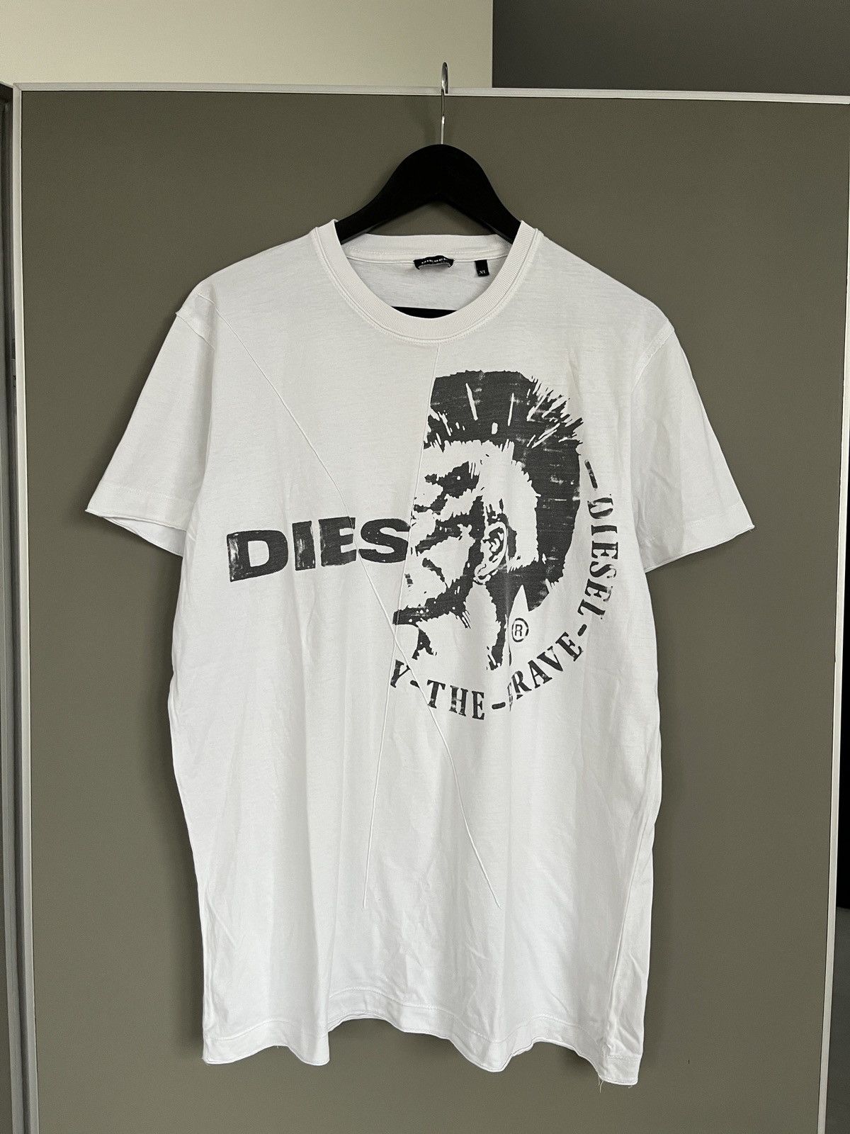 Diesel Diesel Mohawk Punk Logo T-shirt Size US XL / EU 56 / 4 - 1 Thumbnail