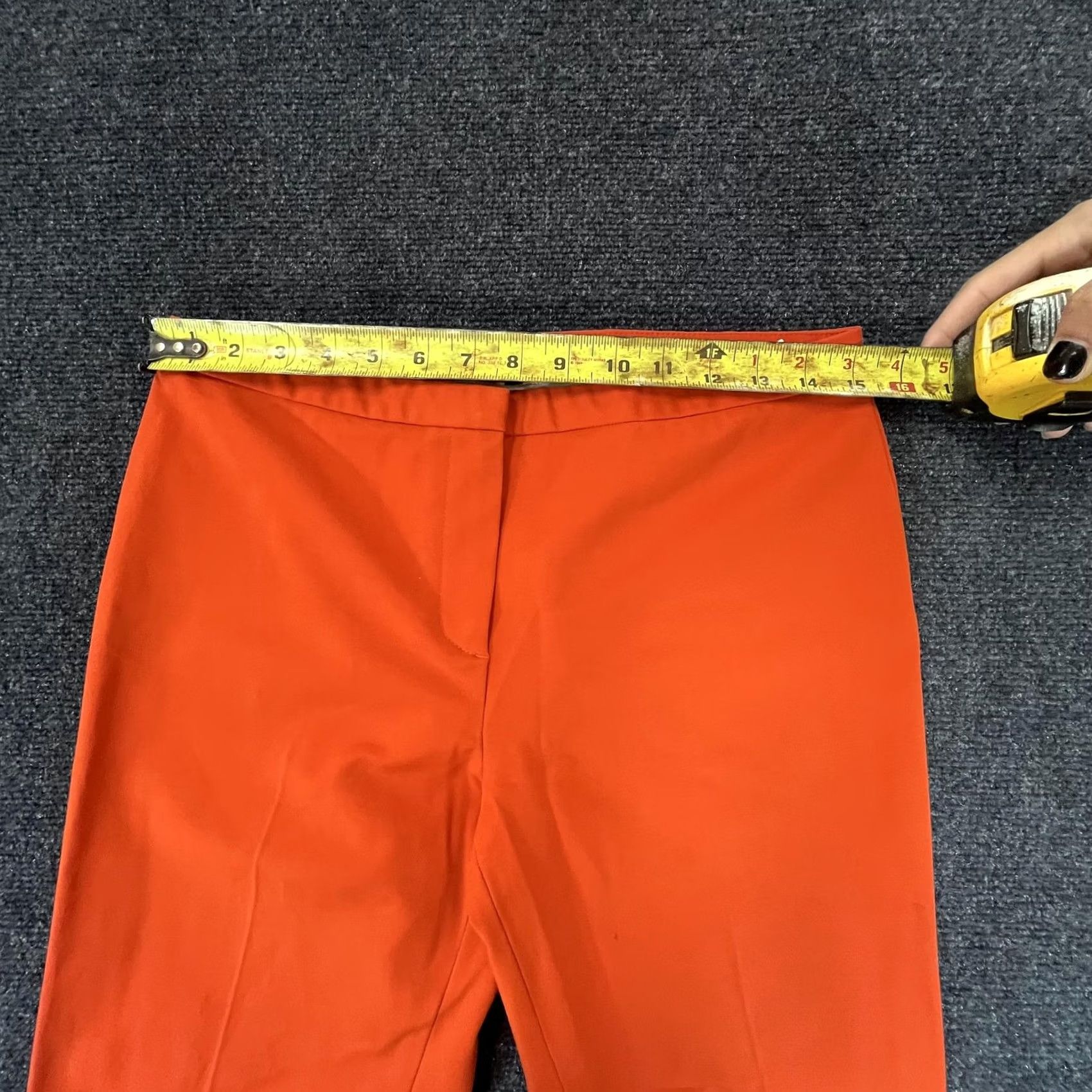 Theory Theory Womens Pants Orange 4 Slim Ankle Career Office Stretch Made in USA Size 27" / US 4 / IT 40 - 3 Thumbnail