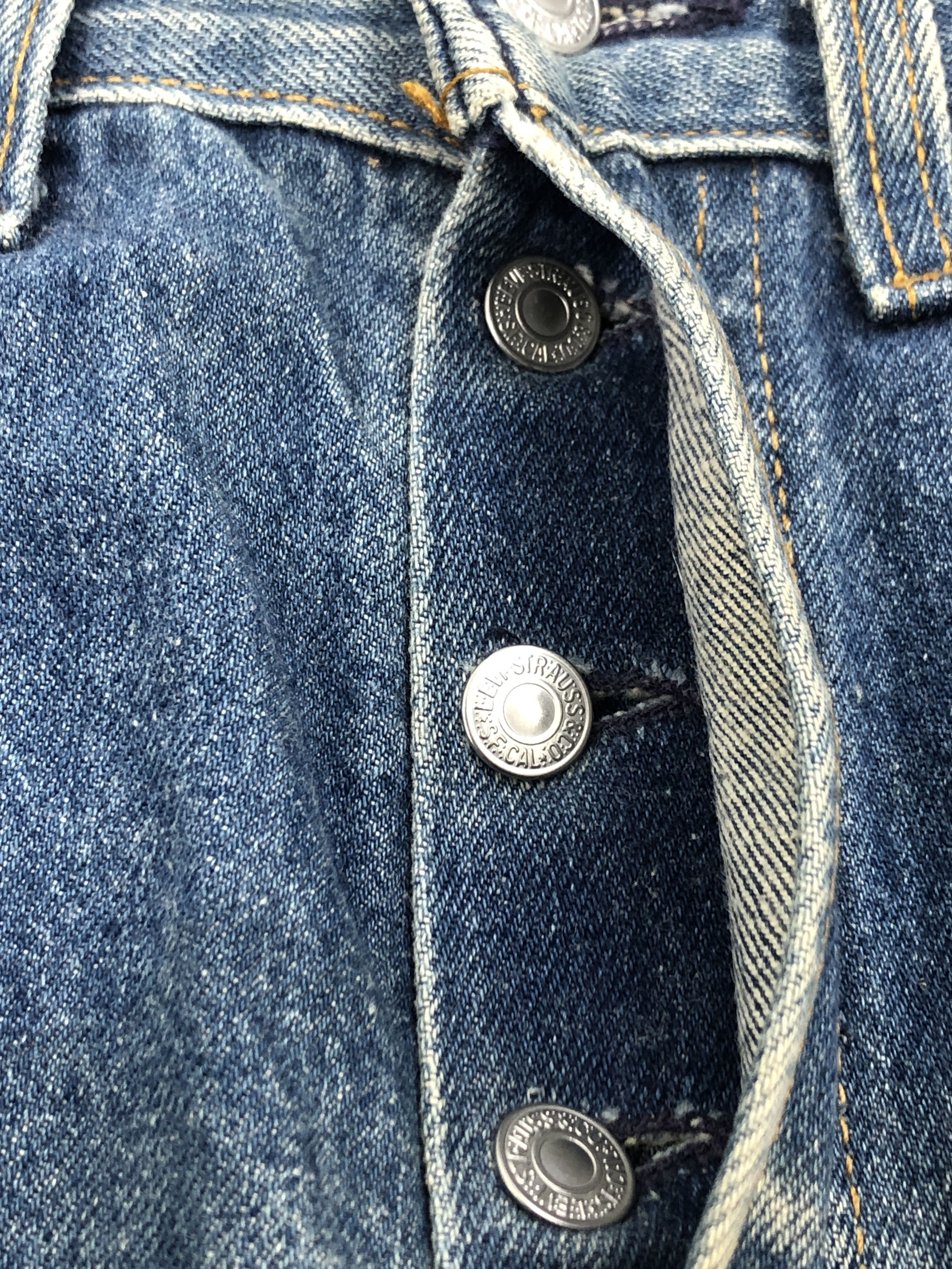 Levi's × Vintage Rusty Faded Blue Vintage 90s Levis 501 Jeans Size US 28 / EU 44 - 13 Thumbnail