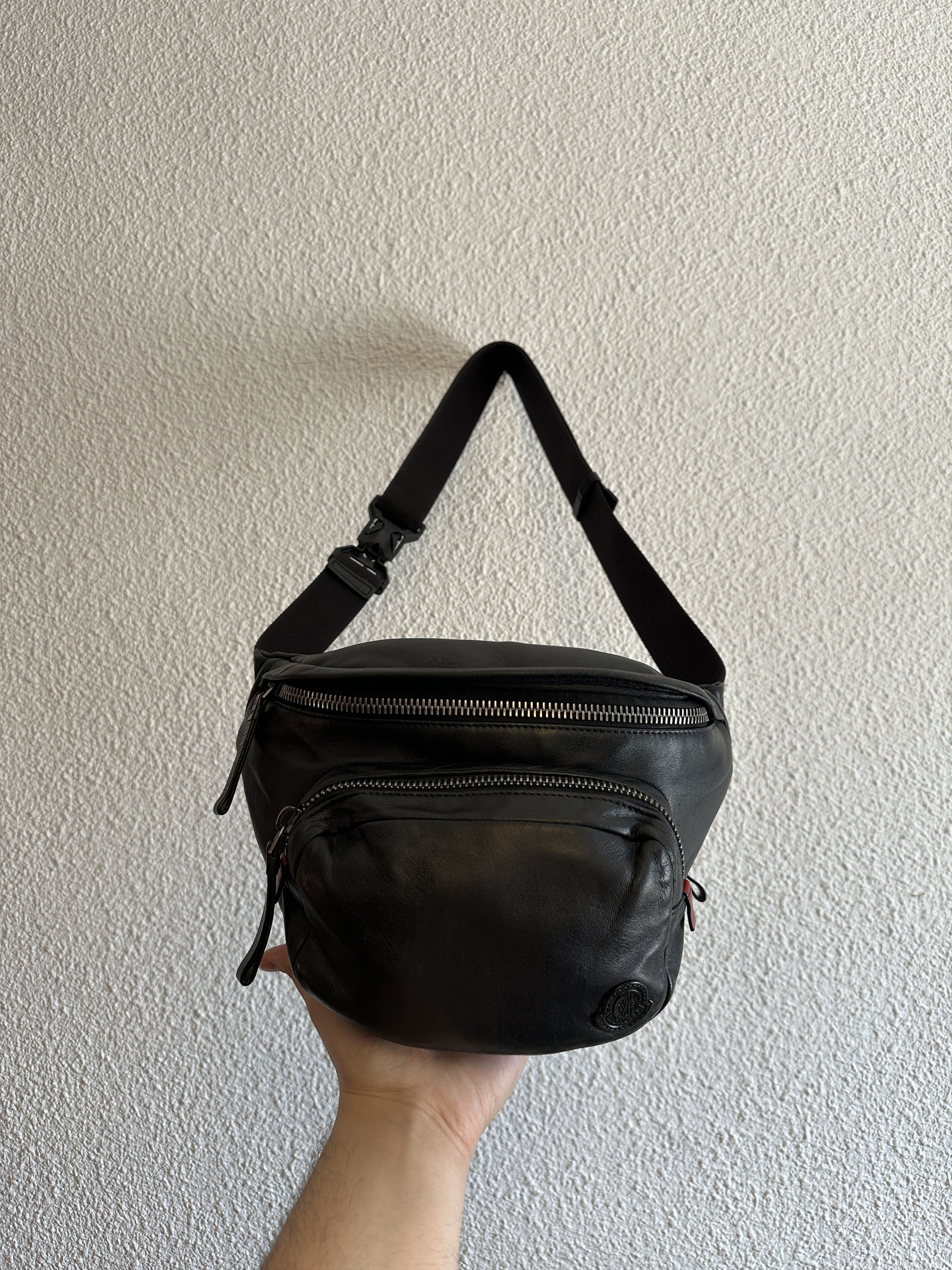 Moncler Moncler vintage rare Durance Belt Leather bum Bag #mob Size ONE SIZE - 1 Thumbnail