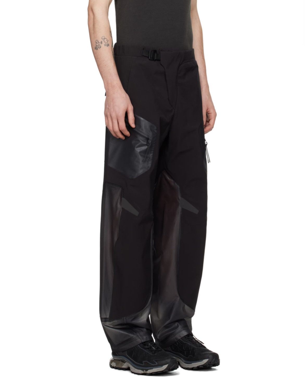 _J.L-A.L_ NEW Black Constructivism Cargo Pants | Grailed