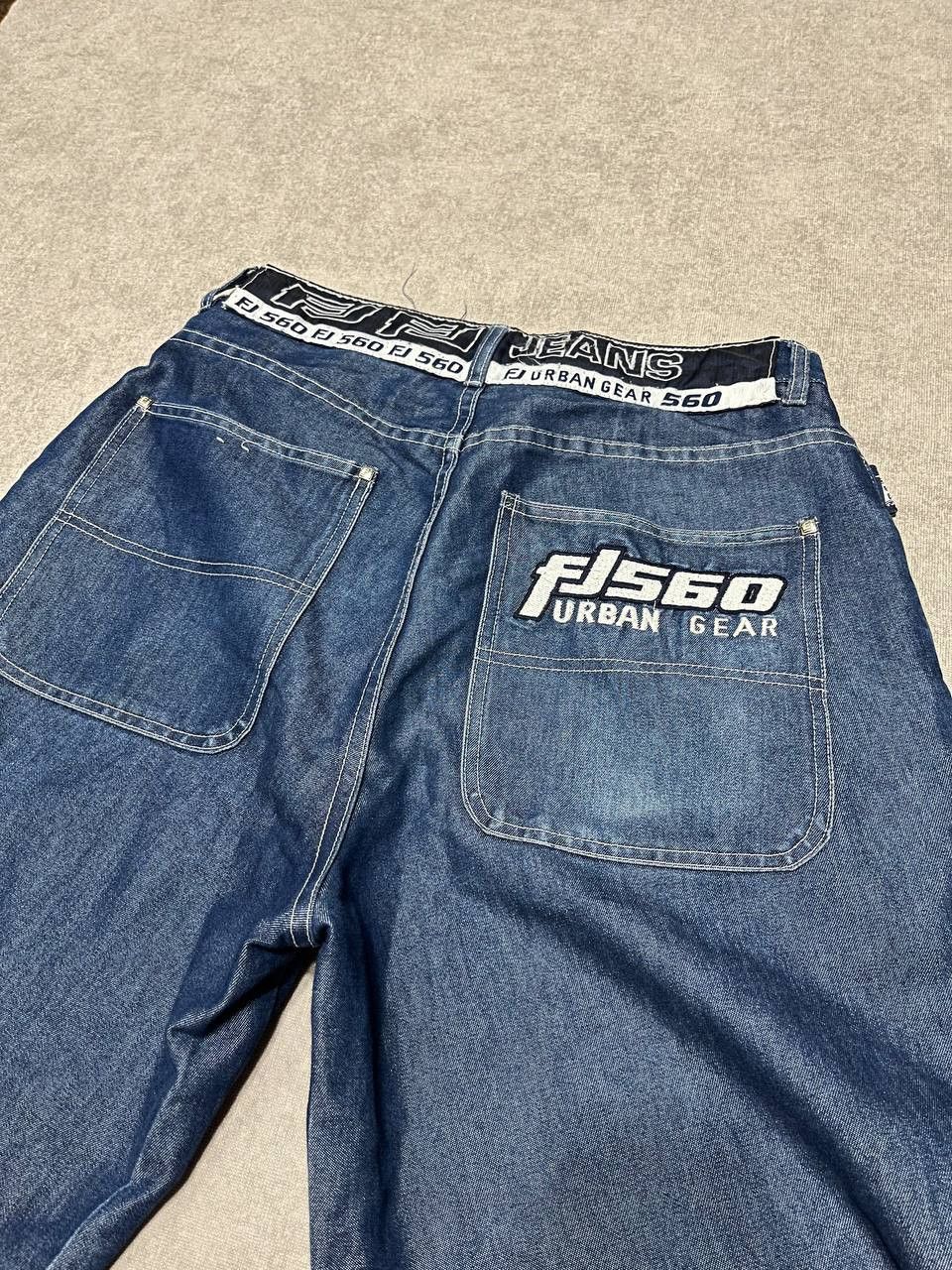 Vintage Vintage FJ560 Fat Joe Blue Rap Pants Jeans SK8 Urban Gear Size US 32 / EU 48 - 8 Thumbnail