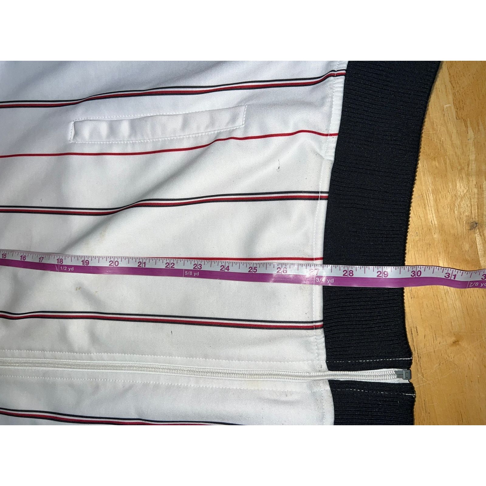 Vintage Y2K Enyce Track Jacket White Red Striped Full Zip 2000s XL Size US XL / EU 56 / 4 - 10 Thumbnail
