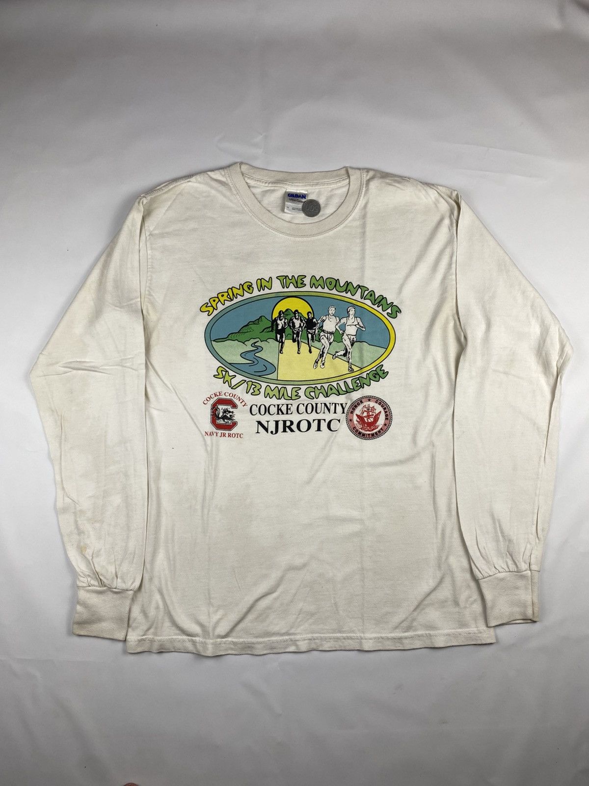 Vintage Vintage Art Runner tshirt Size US M / EU 48-50 / 2 - 3 Thumbnail