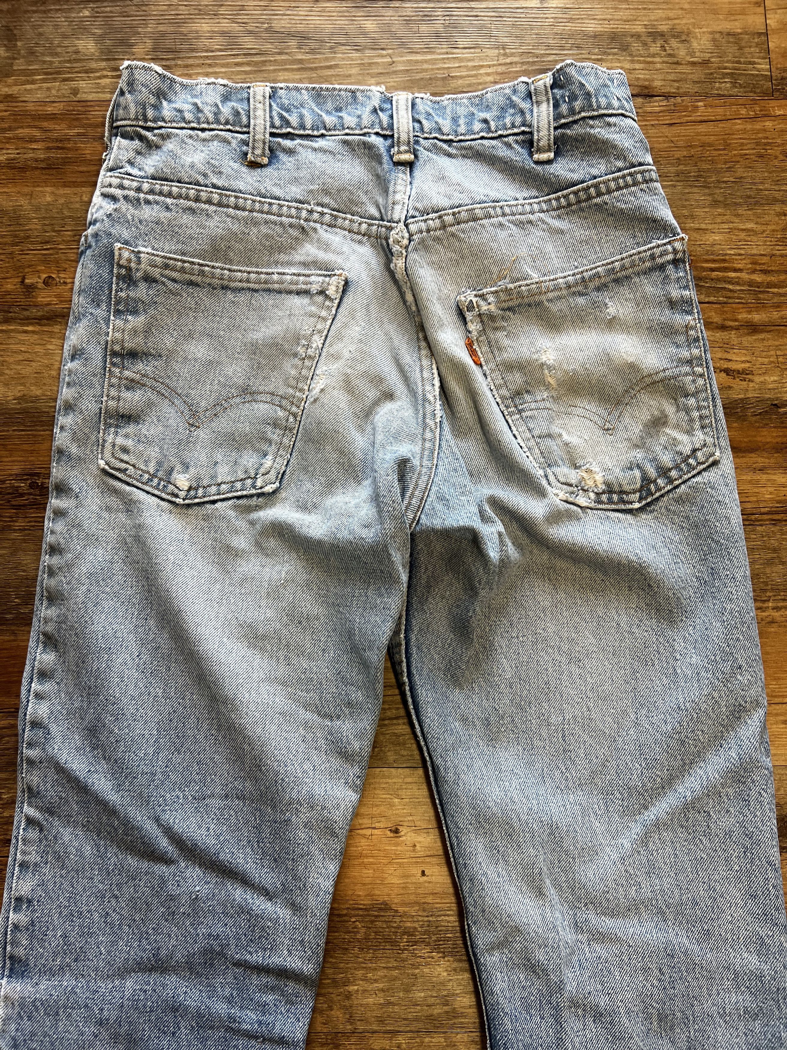 Levi's Vintage Clothing Vintage 70's Levi's Orange Tab Zipper Fly Bellbottom Flares Size US 28 / EU 44 - 8 Thumbnail