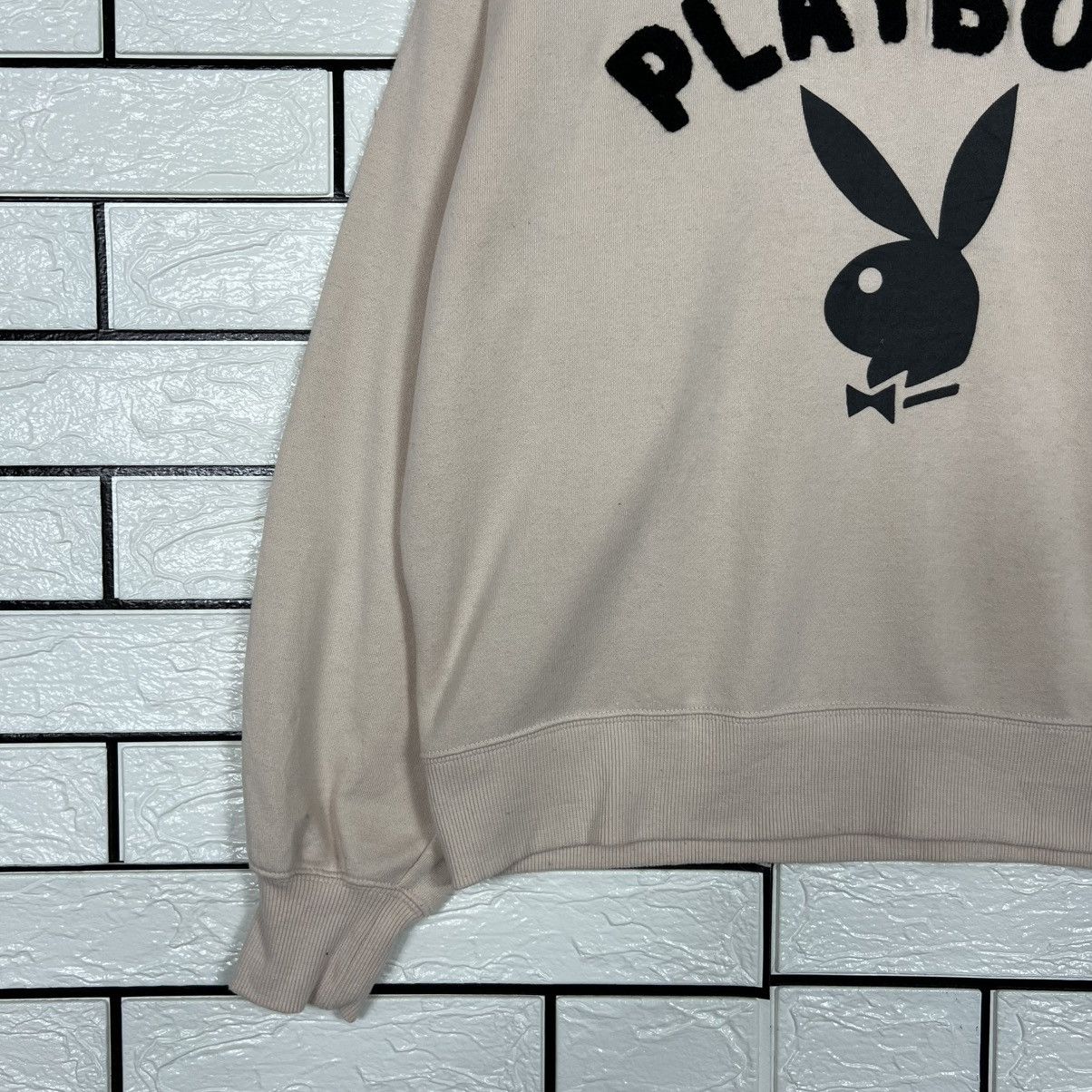 Playboy PLAYBOY Bunny Spellout Big Logo Short Sweatshirt #3952-C180 Size M / US 6-8 / IT 42-44 - 6 Thumbnail