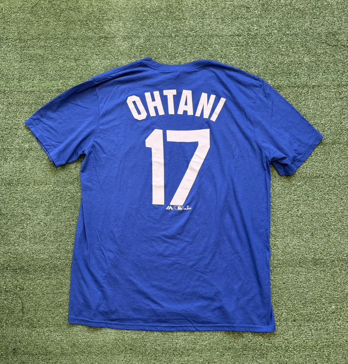 Majestic Majestic Los Angeles Dodgers #17 Shohei Ohtani Men's Blue Size US XL / EU 56 / 4 - 4 Thumbnail