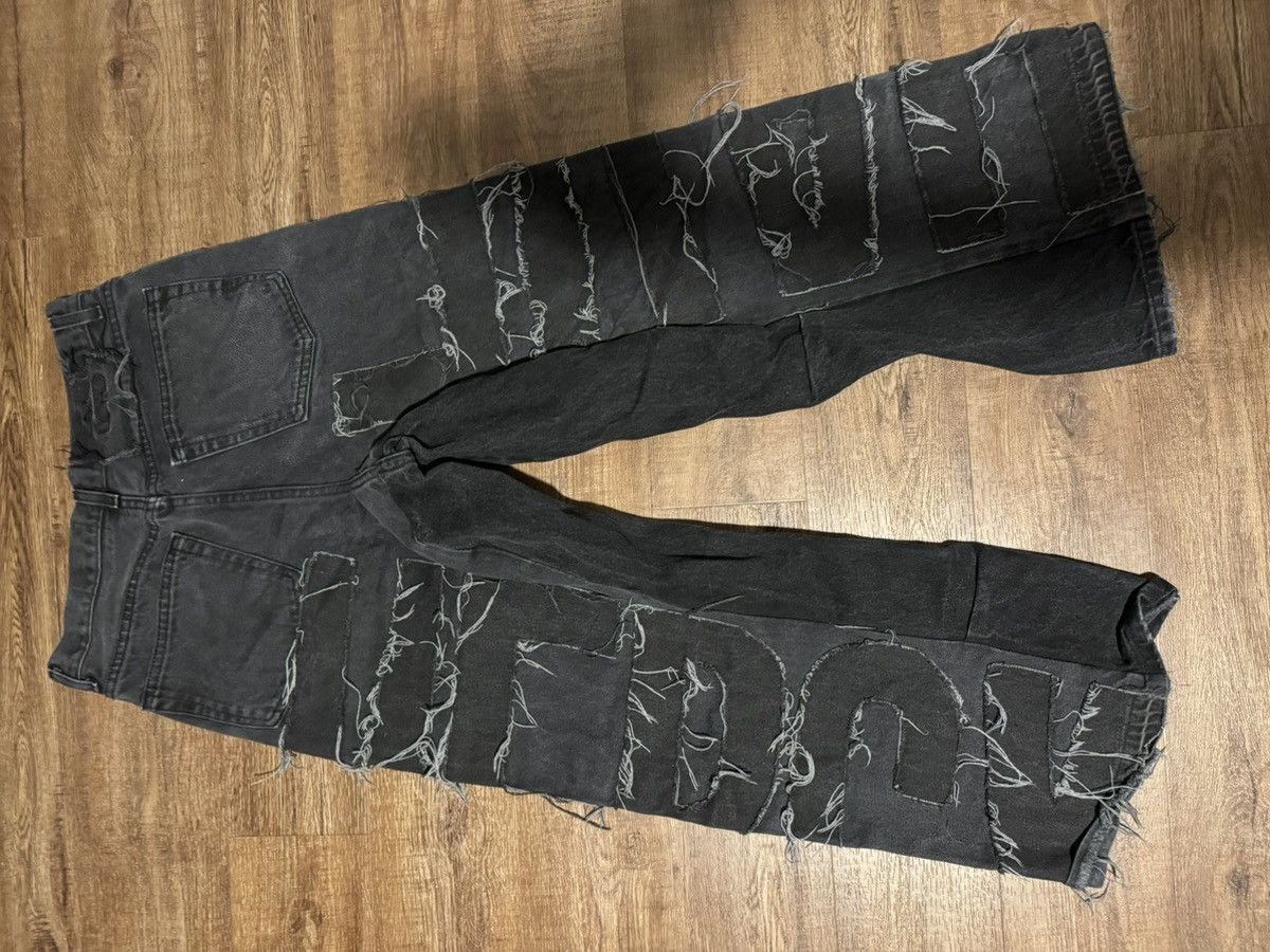 Other Black “have mercy” ripped jeans Size US 28 / EU 44 - 2 Thumbnail