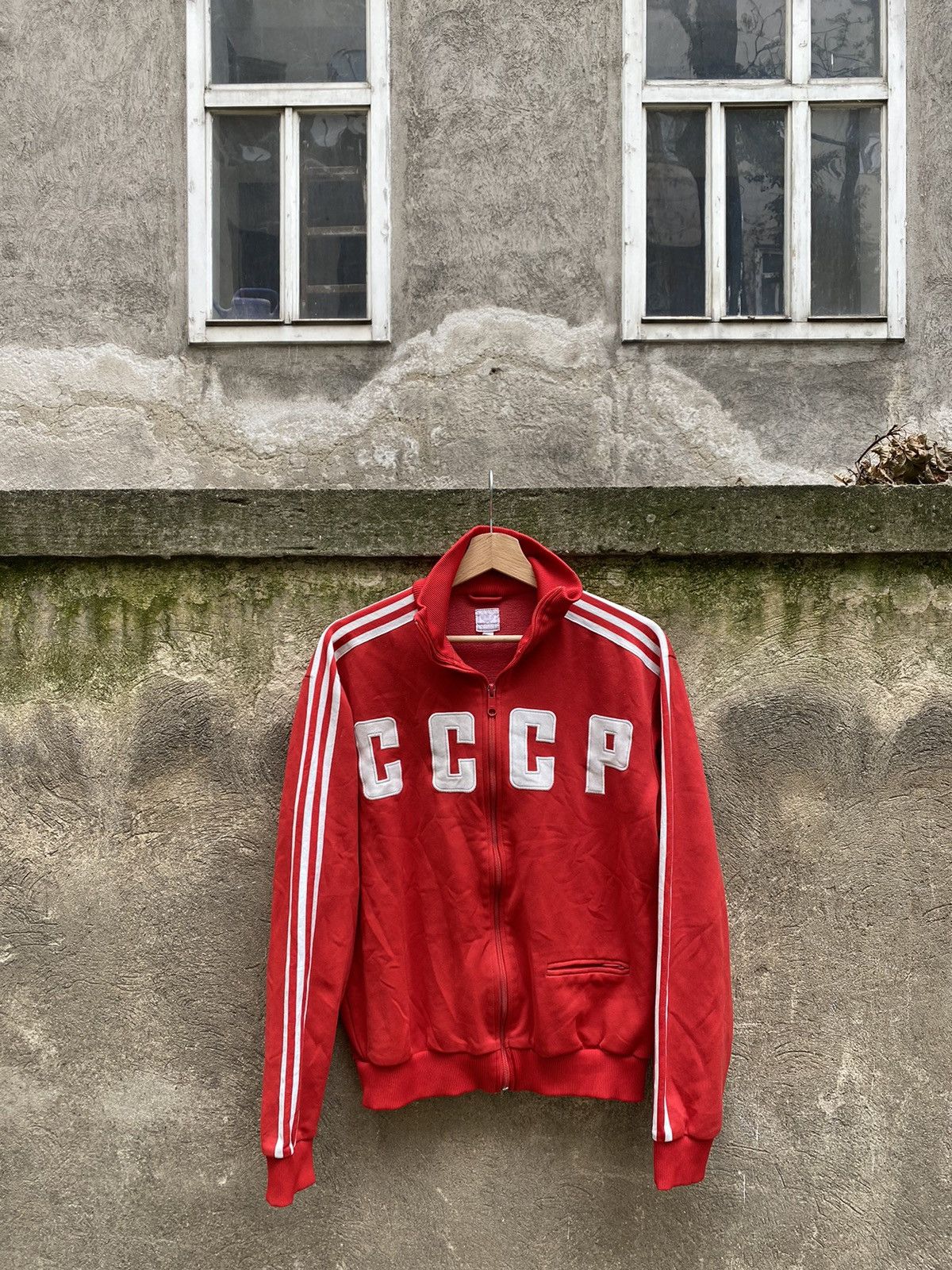 Adidas Vintage Adidas Ussr Y2K Soccer Zip Size US M / EU 48-50 / 2 - 1 Thumbnail
