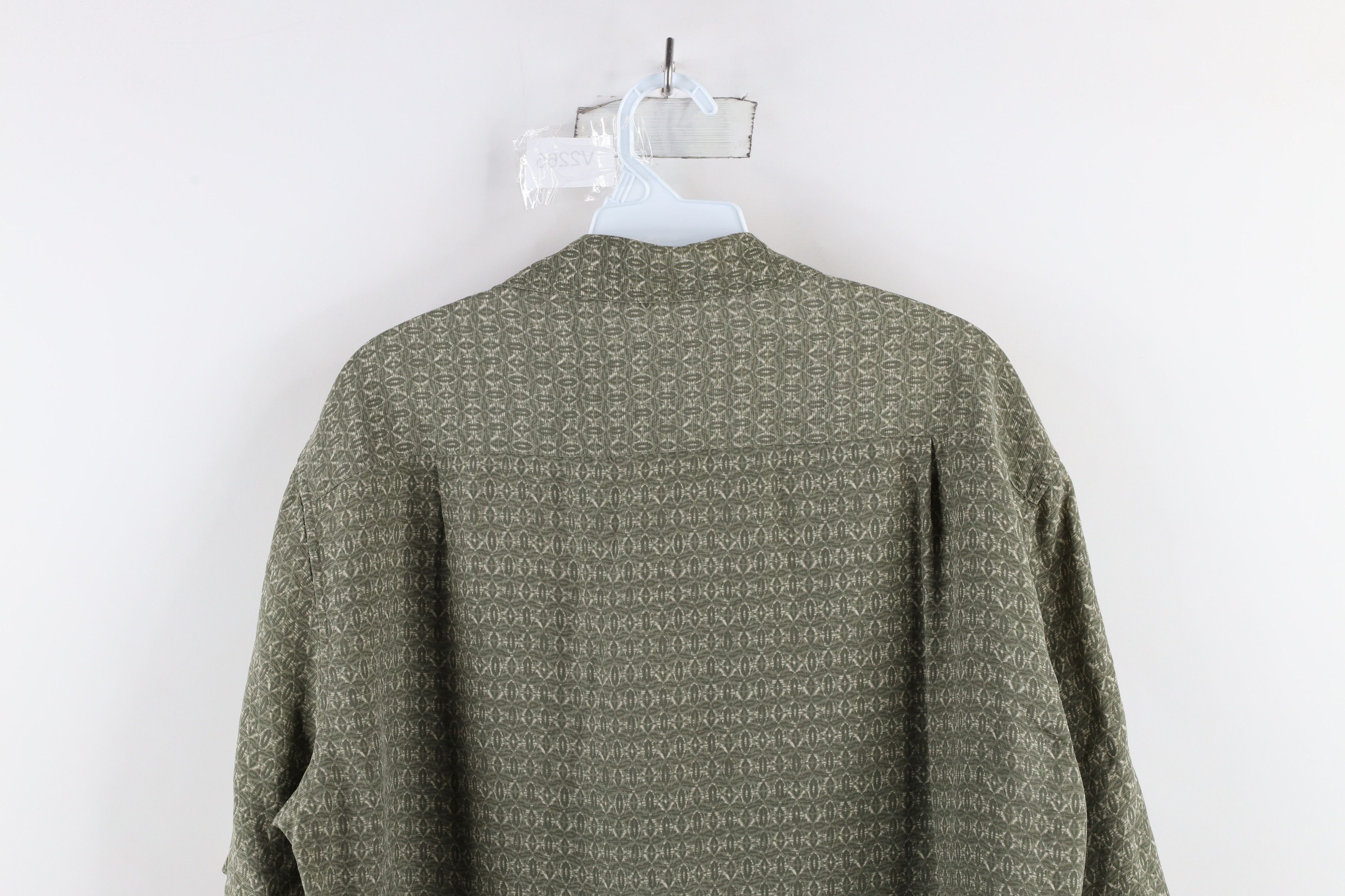 Vintage Vintage 90s Streetwear Short Sleeve Button Shirt Green Size US M / EU 48-50 / 2 - 7 Thumbnail