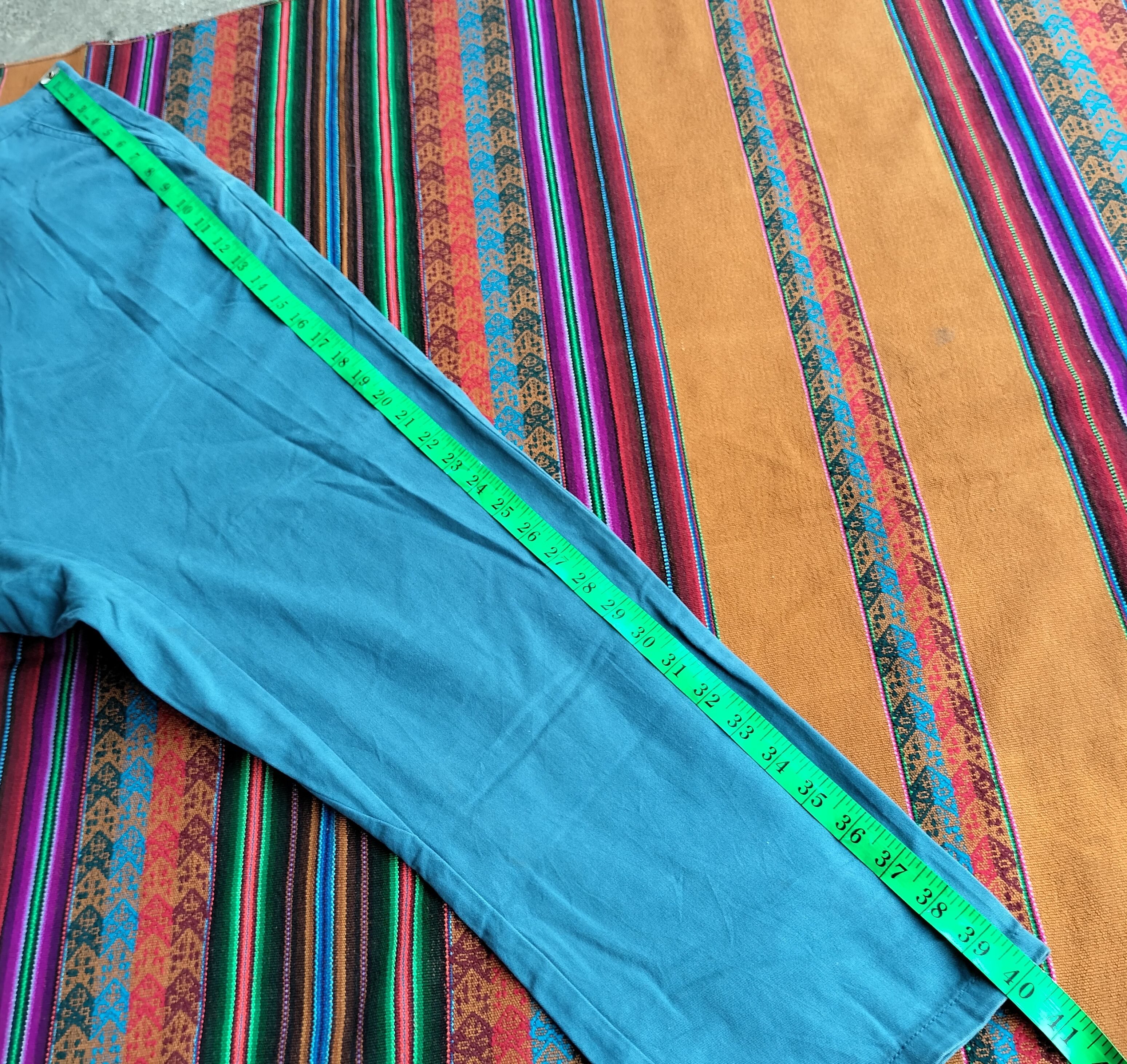 Ne-Net Ne-Net dropcrotch Embroidery pocket long pants Size US 32 / EU 48 - 18 Thumbnail