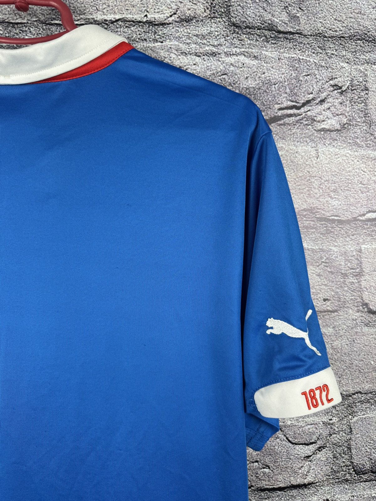 Puma Puma Rangers FC Home Football Jersey Blue Short Sleeve Size US XL / EU 56 / 4 - 15 Thumbnail