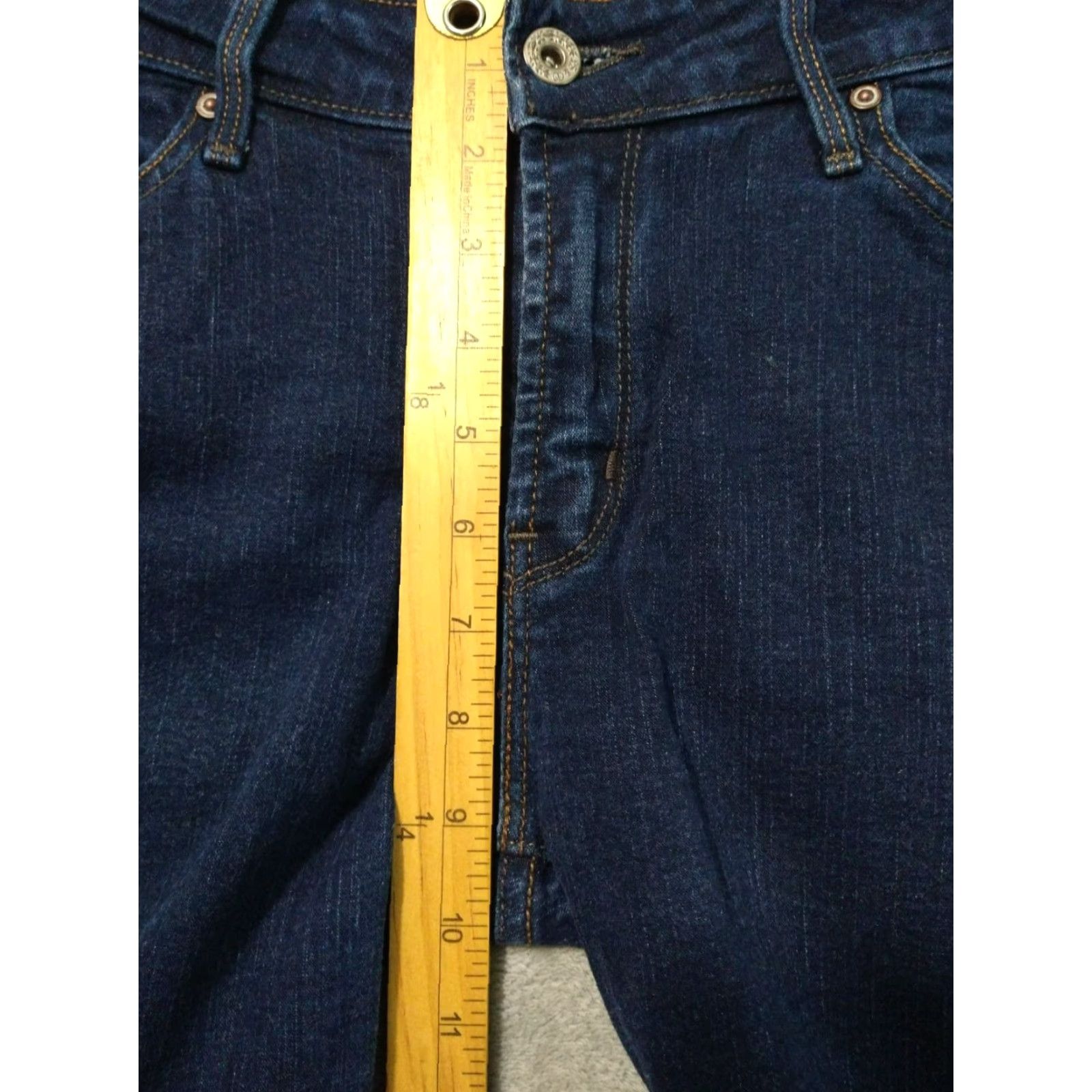 Levi's Levi's Jeans Women Size 12 Blue Denim Mid Rise Skinny Stretch Size 34" / US 12 / IT 48 - 4 Thumbnail