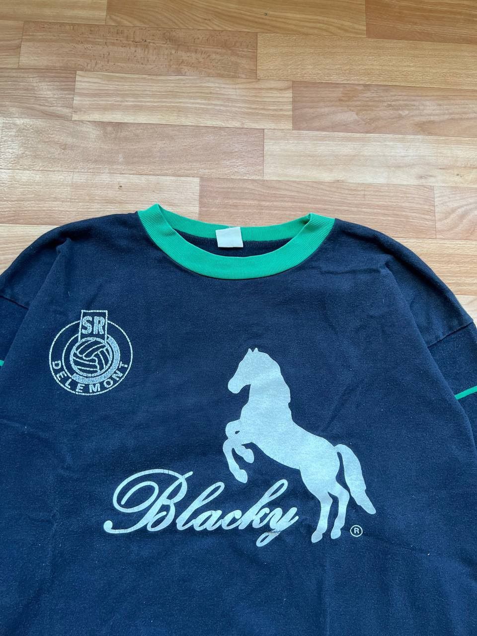 Vintage RARE 1970 SR DELEMONT BLACKY SWITZERLAND SOCCER SWEATSHIRT L Size US L / EU 52-54 / 3 - 3 Thumbnail