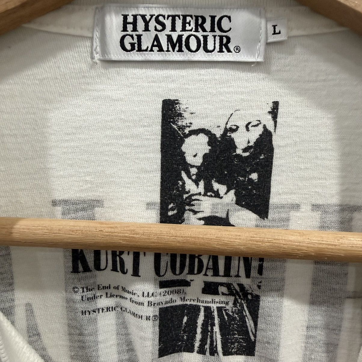 Hysteric Glamour Hysteric Glamour x Kurt Cobain Tee Size US L / EU 52-54 / 3 - 4 Thumbnail