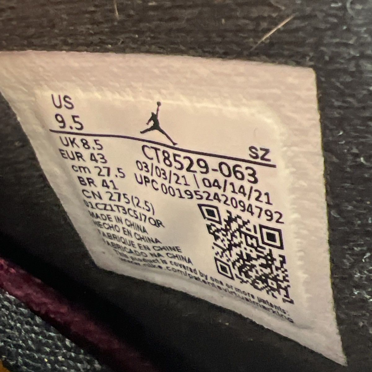 Jordan Brand Air Jordan 6 Bordeaux Size US 9.5 / EU 42-43 - 9 Thumbnail